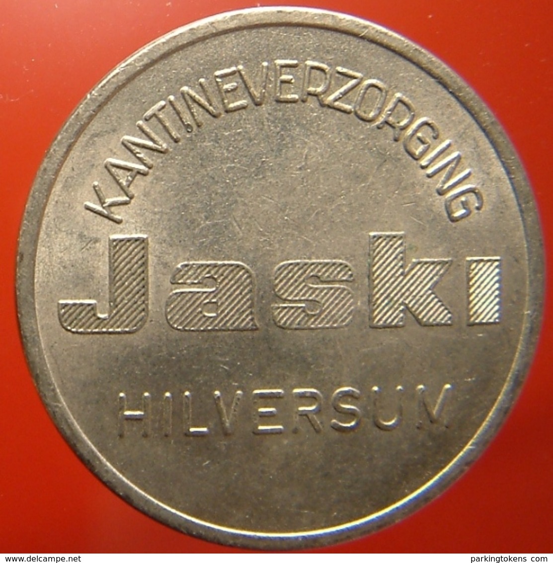 KB224-4 - JASKI VENDING HILVERSUM - Hilversum. - WM 26.0mm - Machine Penning - Machine Token - Professionali/Di Società
