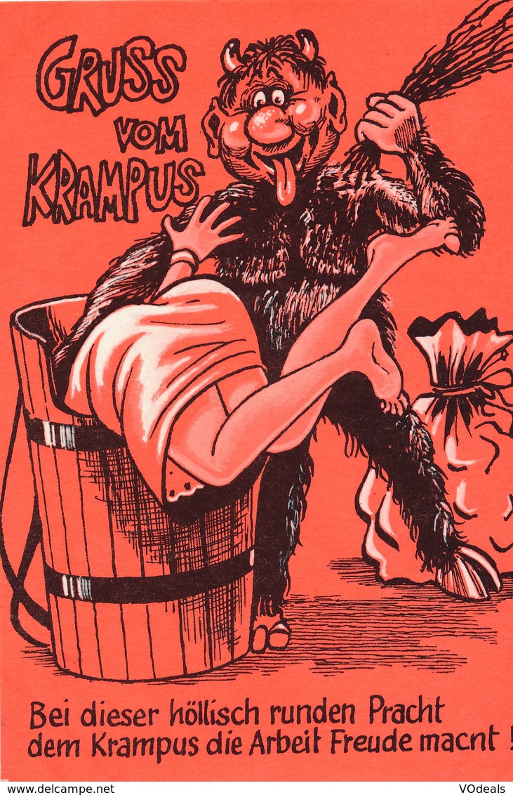 CPSM - AK - Thèmes - Fêtes - Voeux  - Gruss Vom Krampus - Altri & Non Classificati