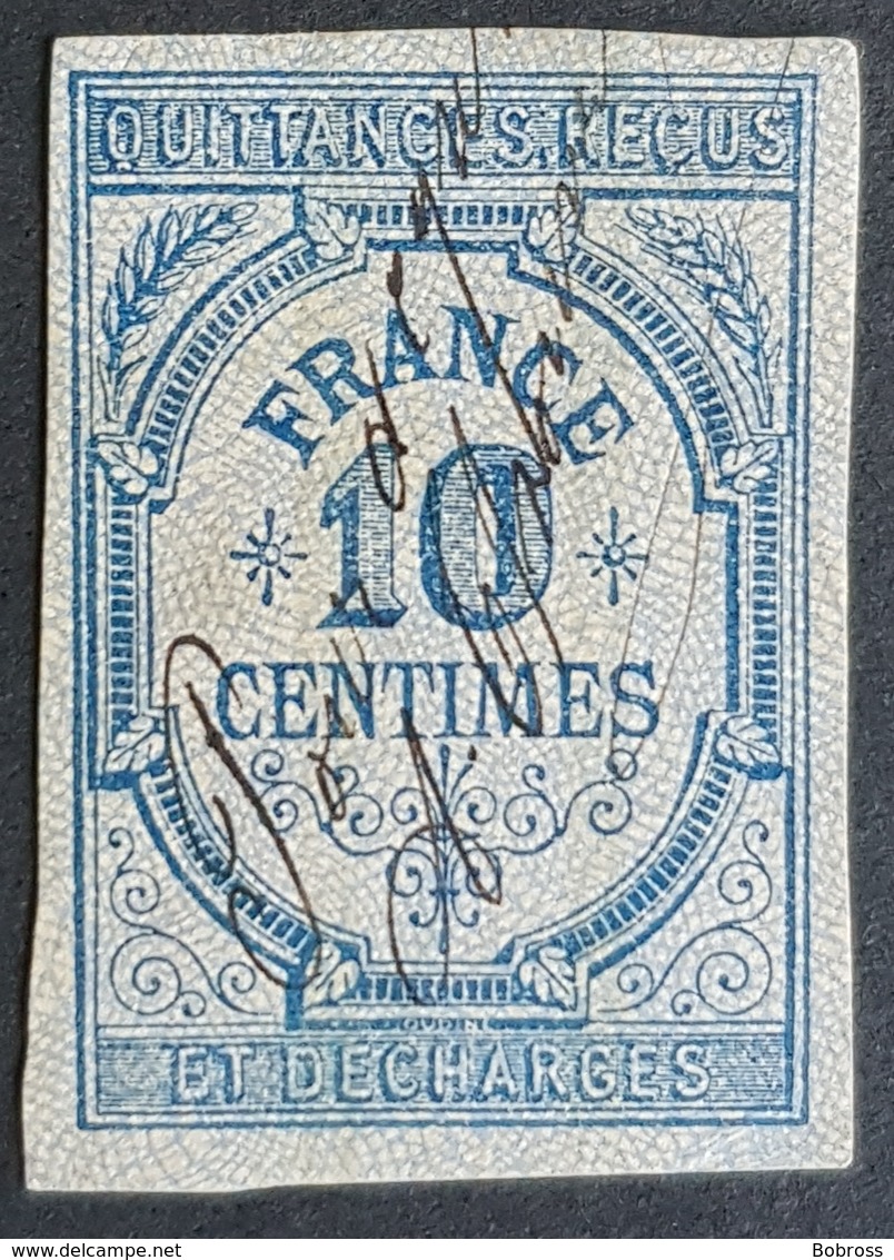 1870, Timbre Quittances Reçus Et Decharges, 10 Centimes, Revenue Fiscal Tax, France - Autres & Non Classés