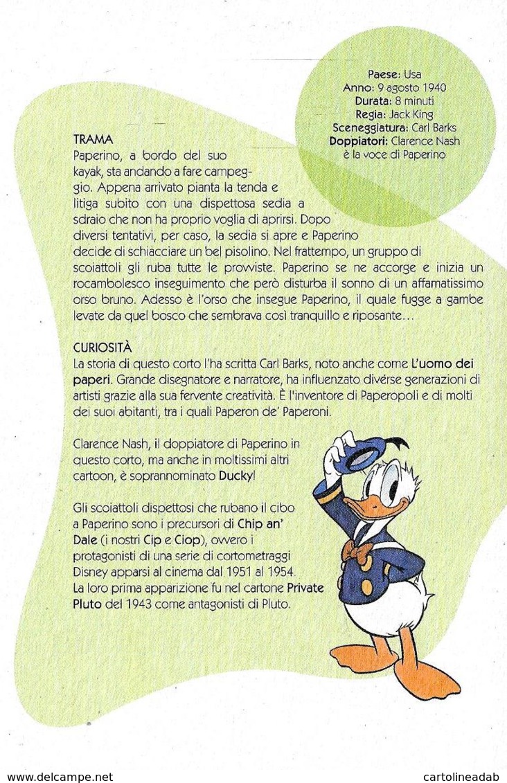 [MD2900] CPM - DISNEY - PAPERINO - FUMETTI - Non Viaggiata - Altri & Non Classificati