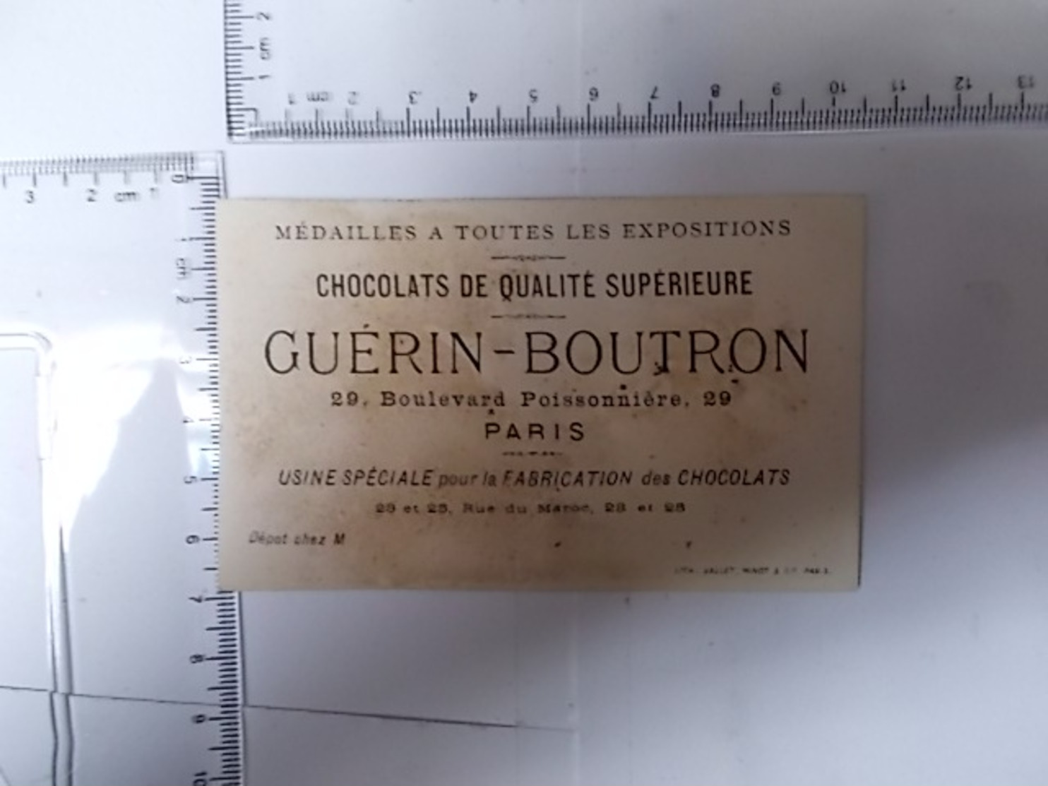 Chromos Chocolat Guérin-boutron -Angleterre- Lith Vallet, Minot Paris Voir Photos Recto/verso - Guérin-Boutron