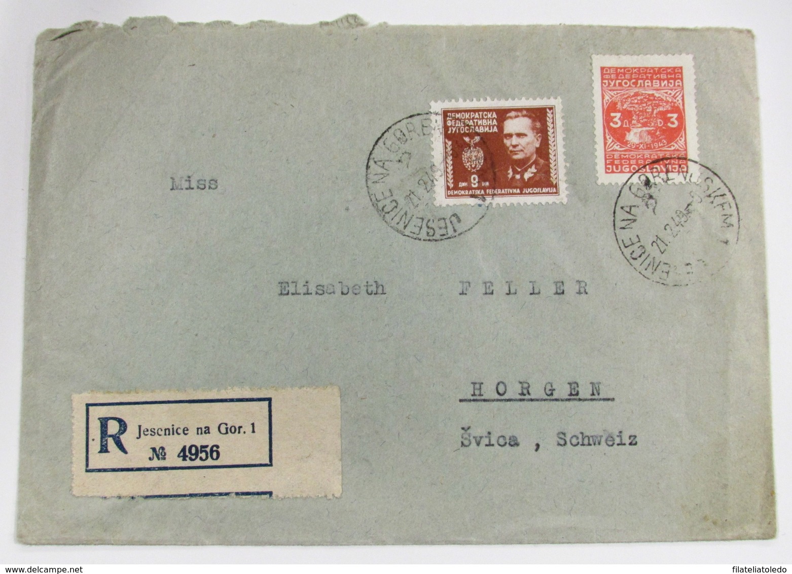 Yugoslavia 413-26 - Lettres & Documents