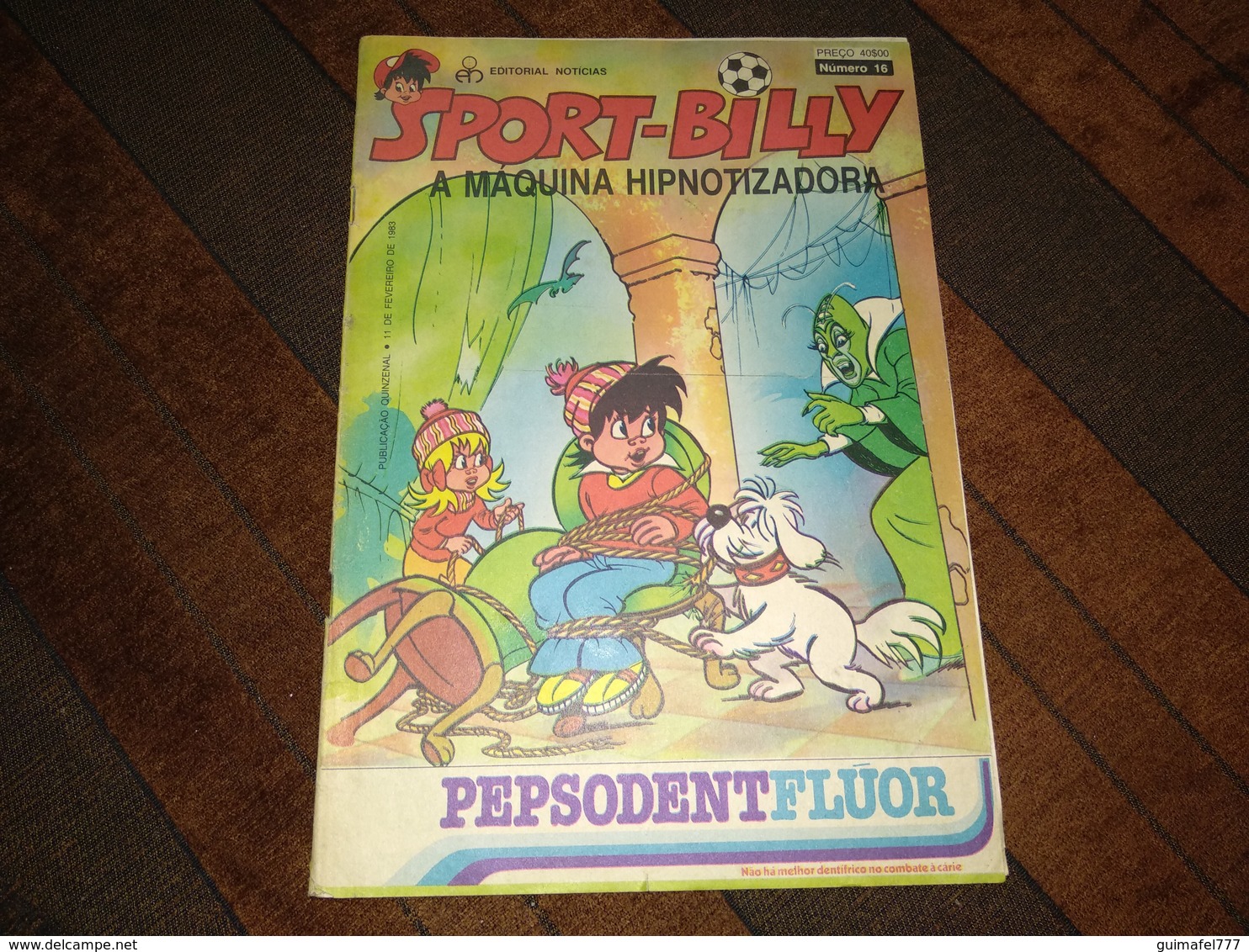 Revista Portuguese " Sport-Billy, Nº 16, Ano, Year 1983 - Cómics & Mangas (otros Lenguas)