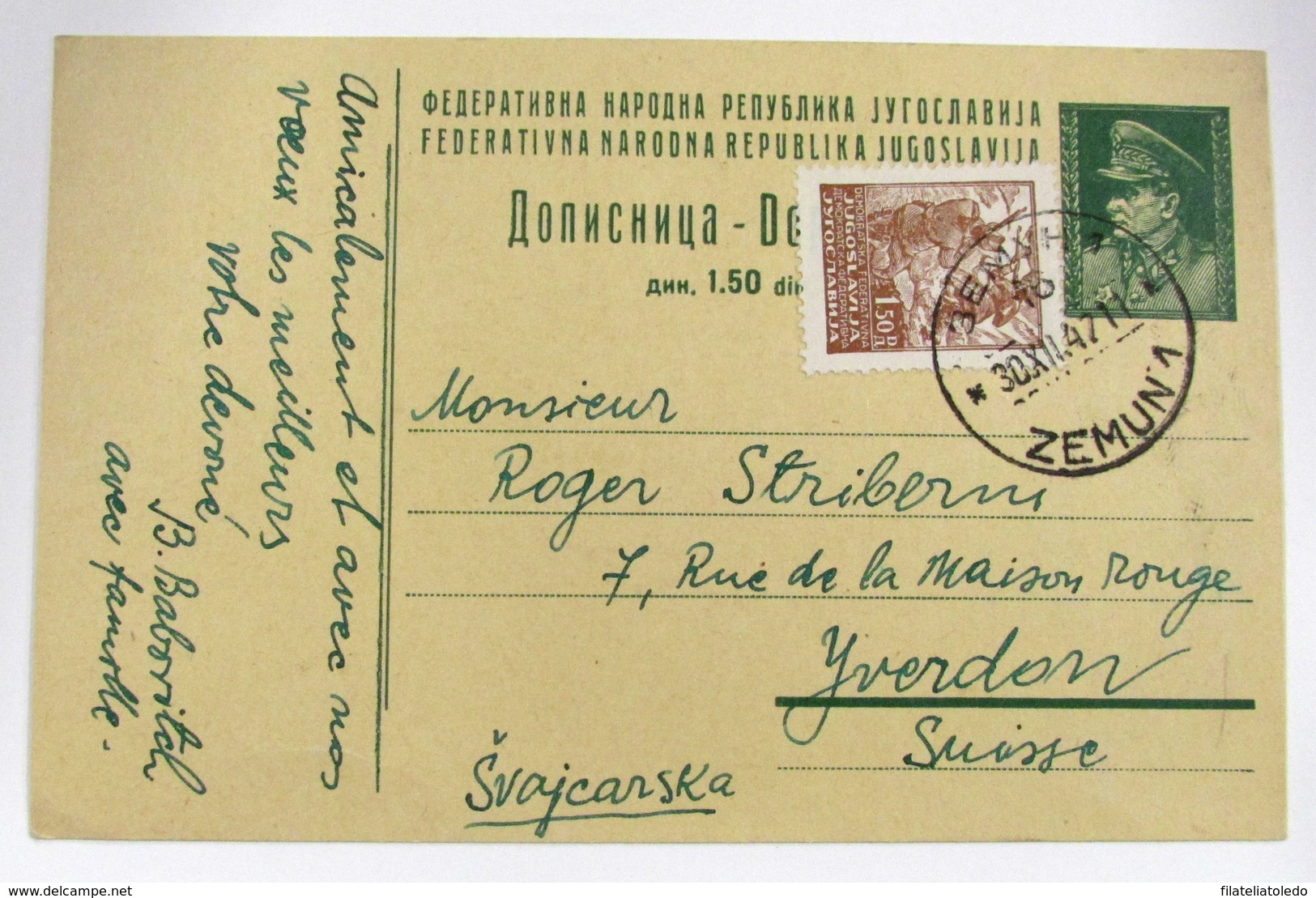 Yugoslavia 424 - Lettres & Documents