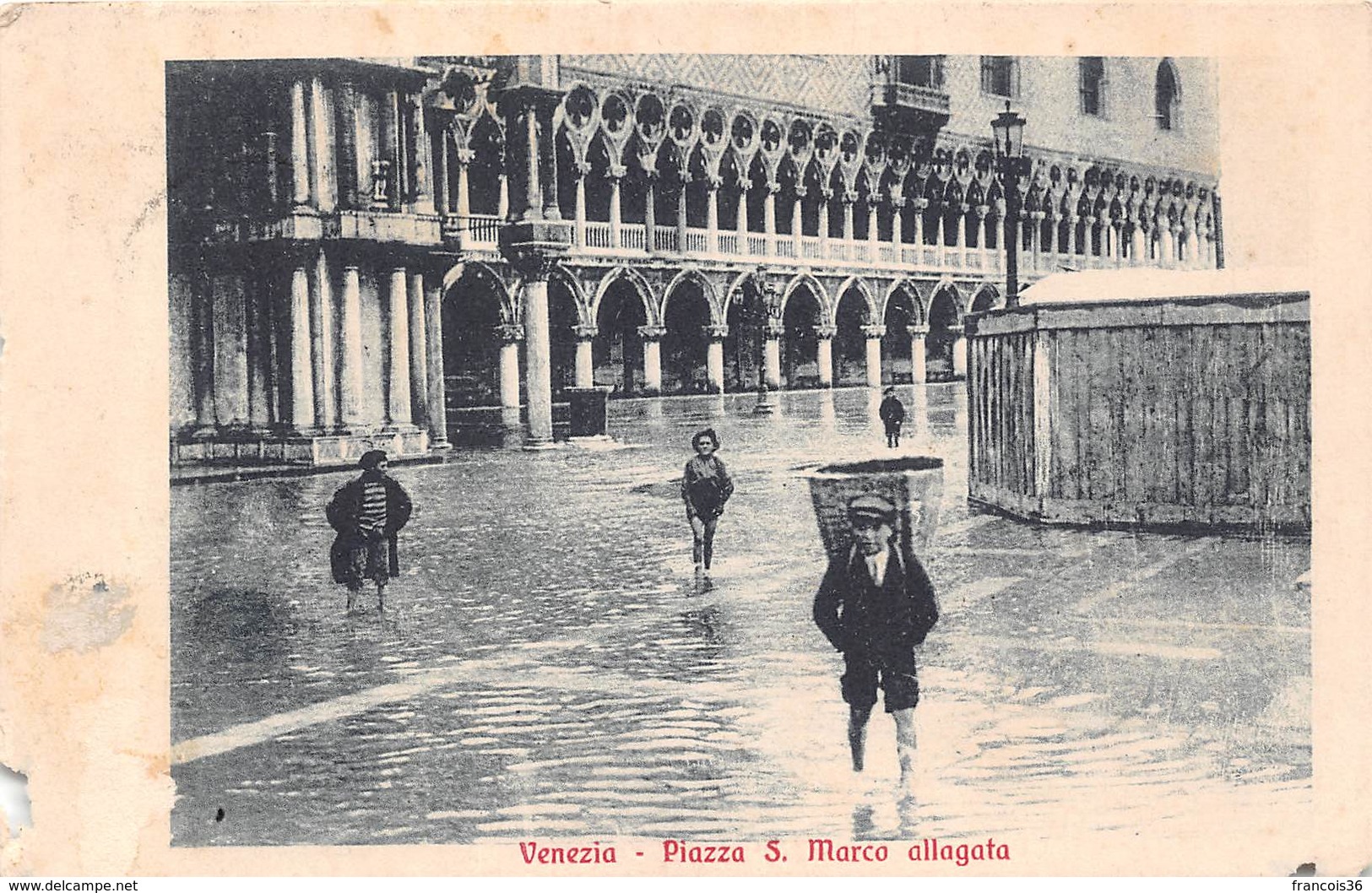 Venezia Venice - Piazza S Marco Allagata - Venezia (Venedig)