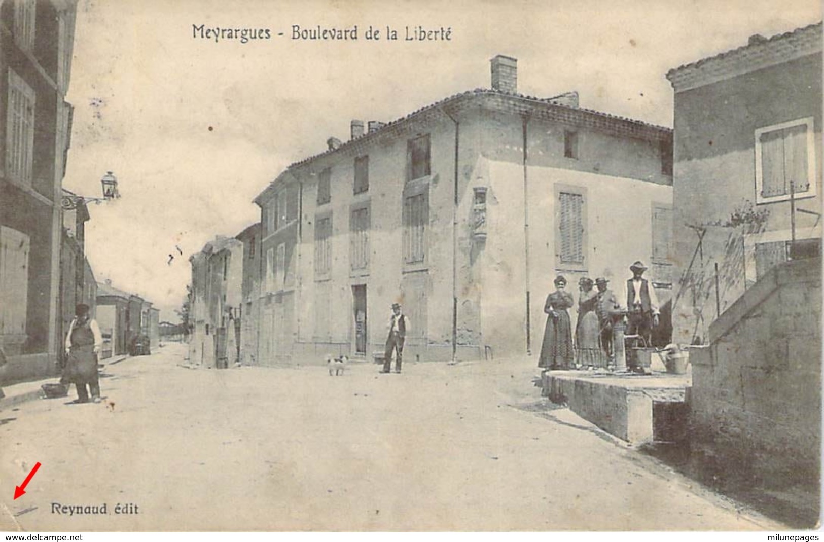 13 BOUCHES Du Rhône Animation à La Fontaine Du Boulevard De La Liberté De MEYRARGUES - Meyrargues