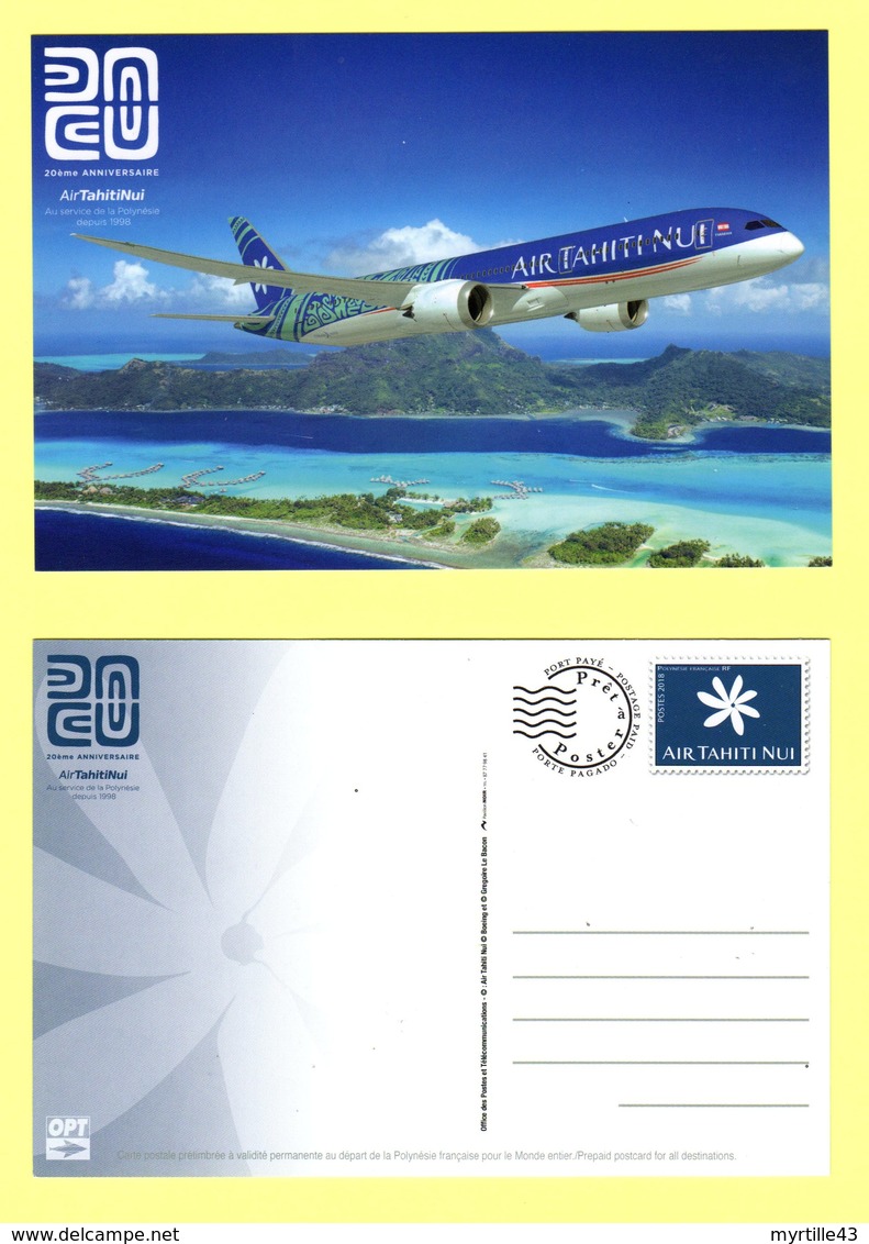 Entier Postal "Air Tahiti Nui" - Interi Postali