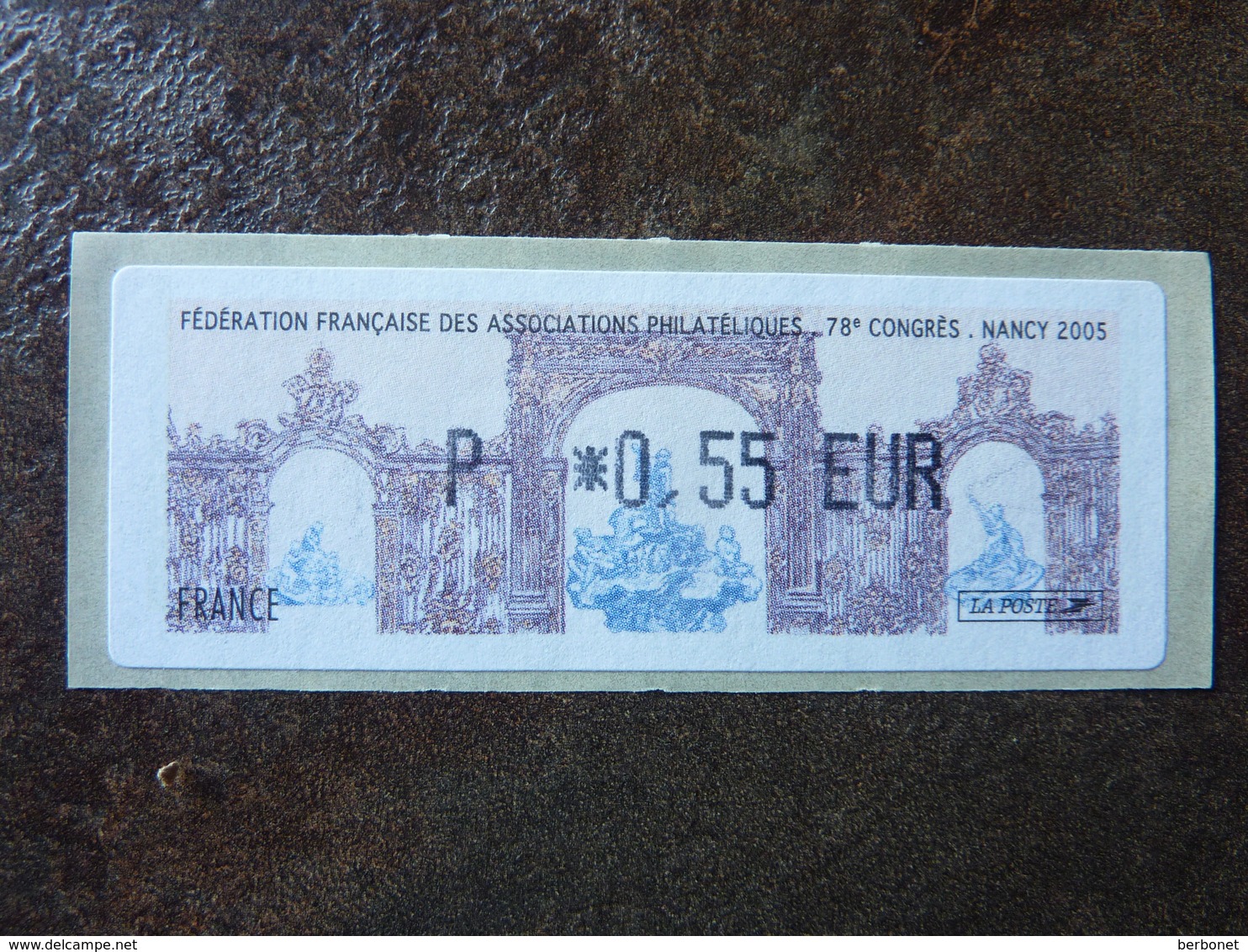 2005 LISA1 FFAP 76ème Congrès  NANCY P 0,55€ (vendue à La Valeur Faciale)  ** MNH - 1999-2009 Vignettes Illustrées