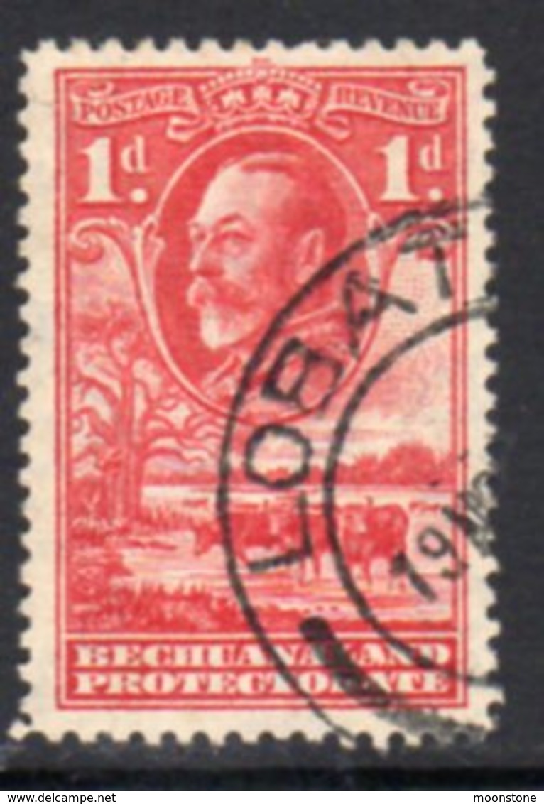 Bechuanaland Protectorate 1932 GV 1d Scarlet Pictorial Definitive, Used, SG 100 (BA2) - 1885-1964 Bechuanaland Protettorato