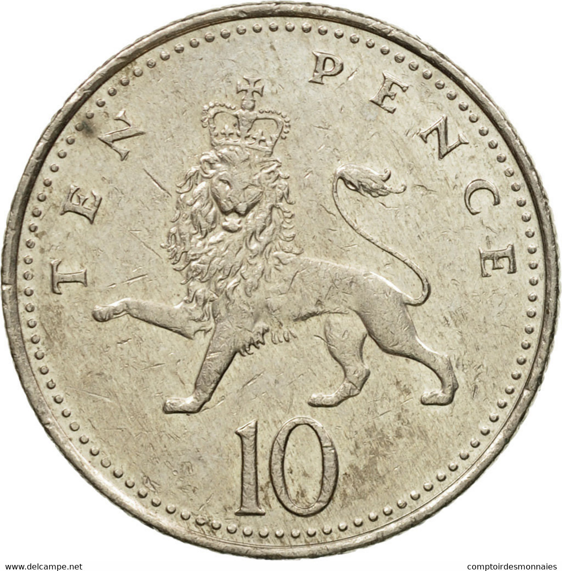 Monnaie, Grande-Bretagne, Elizabeth II, 10 Pence, 2003, TTB, Copper-nickel - 10 Pence & 10 New Pence