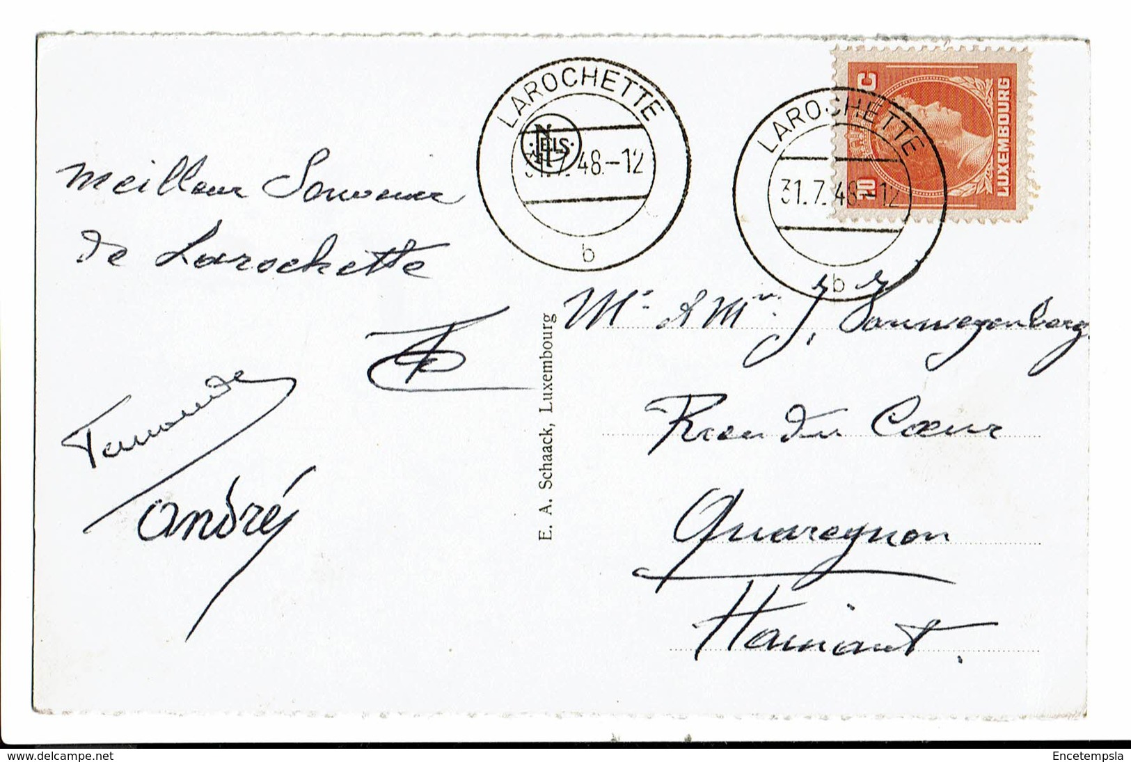 CPA - Carte Postale -Luxembourg- Larochette - Les Ruines -1948 VM1536 - Larochette