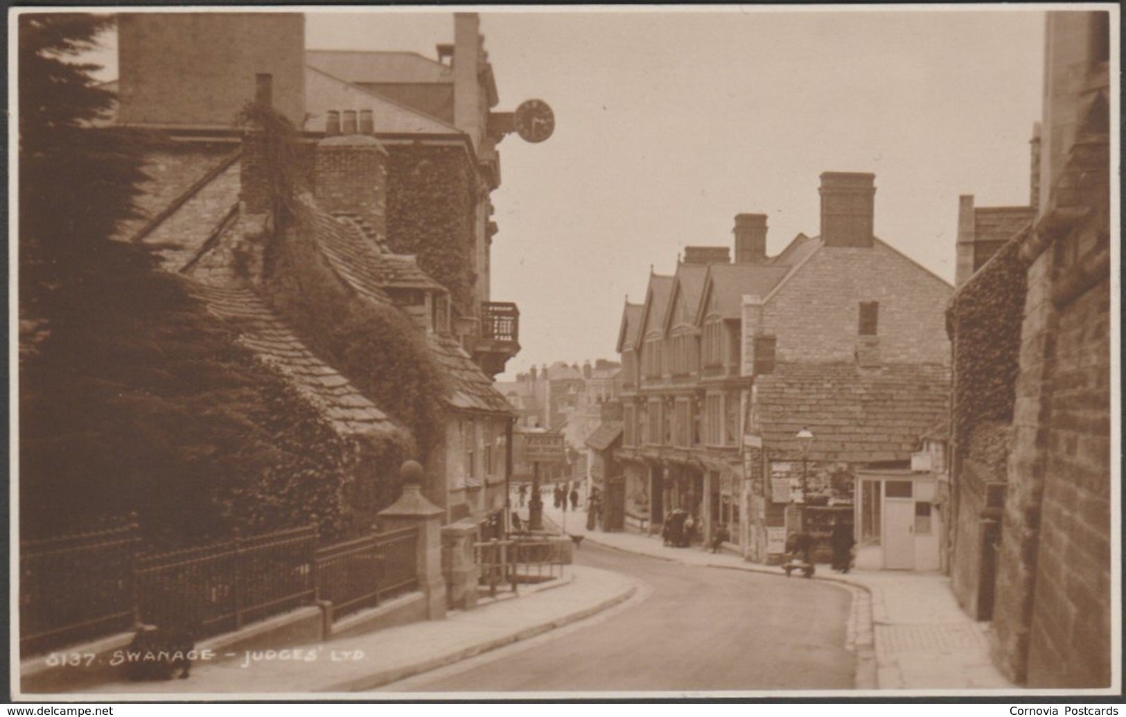 Swanage, Dorset, 1918 - Judges RP Postcard - Swanage