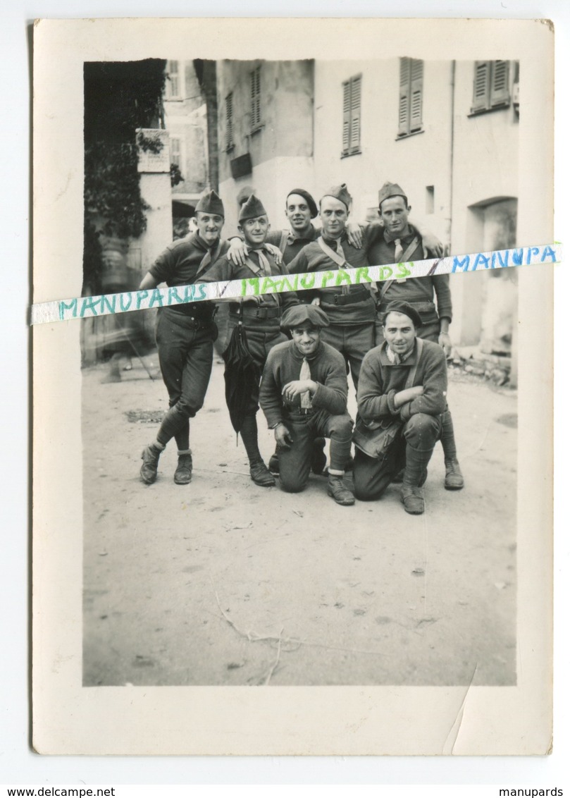 06 LA BOLLINE - VALDEBLORE / PHOTO / 1939 / MILITAIRES / SOLDATS FRANÇAIS - Autres & Non Classés