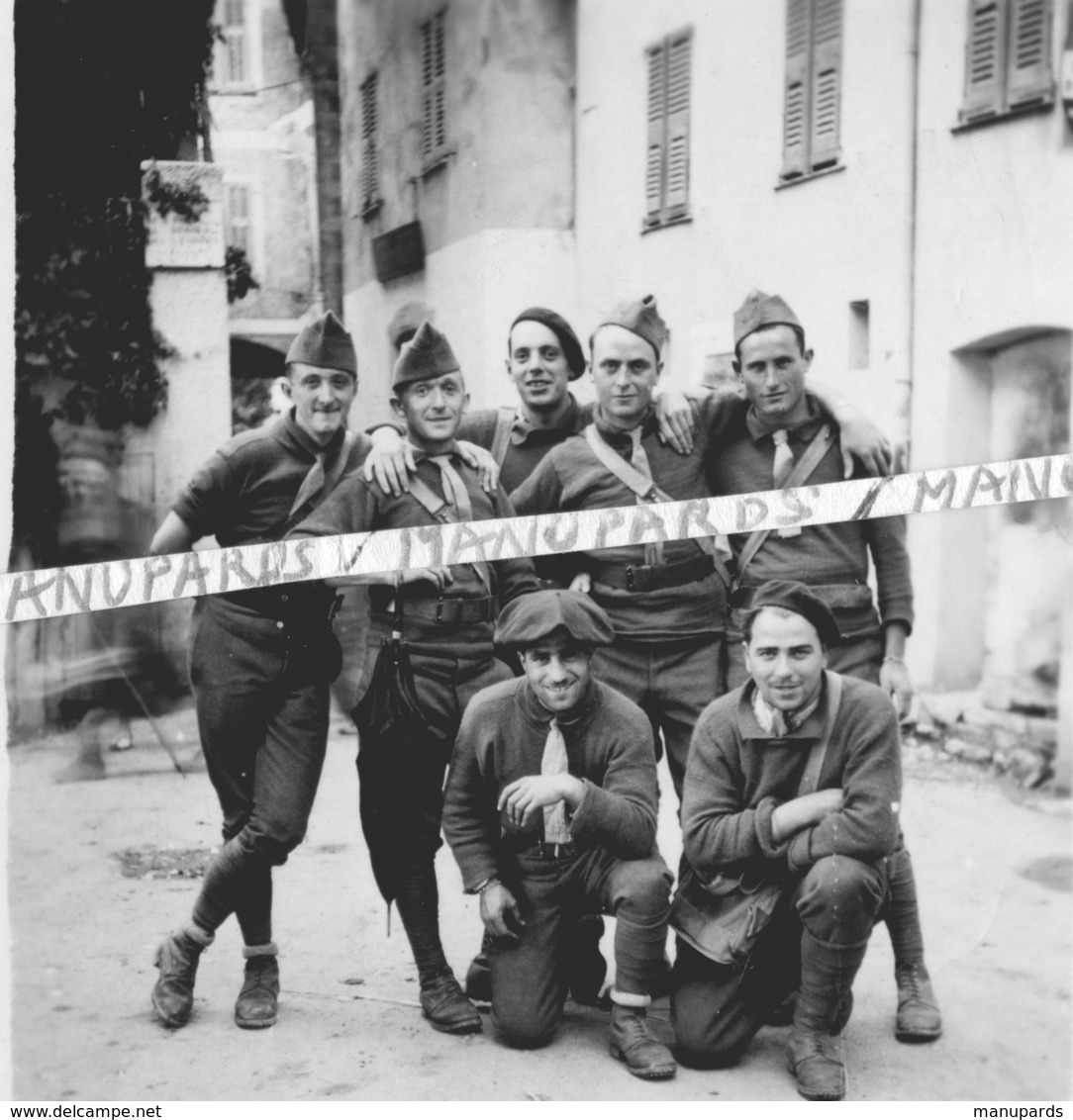 06 LA BOLLINE - VALDEBLORE / PHOTO / 1939 / MILITAIRES / SOLDATS FRANÇAIS - Autres & Non Classés