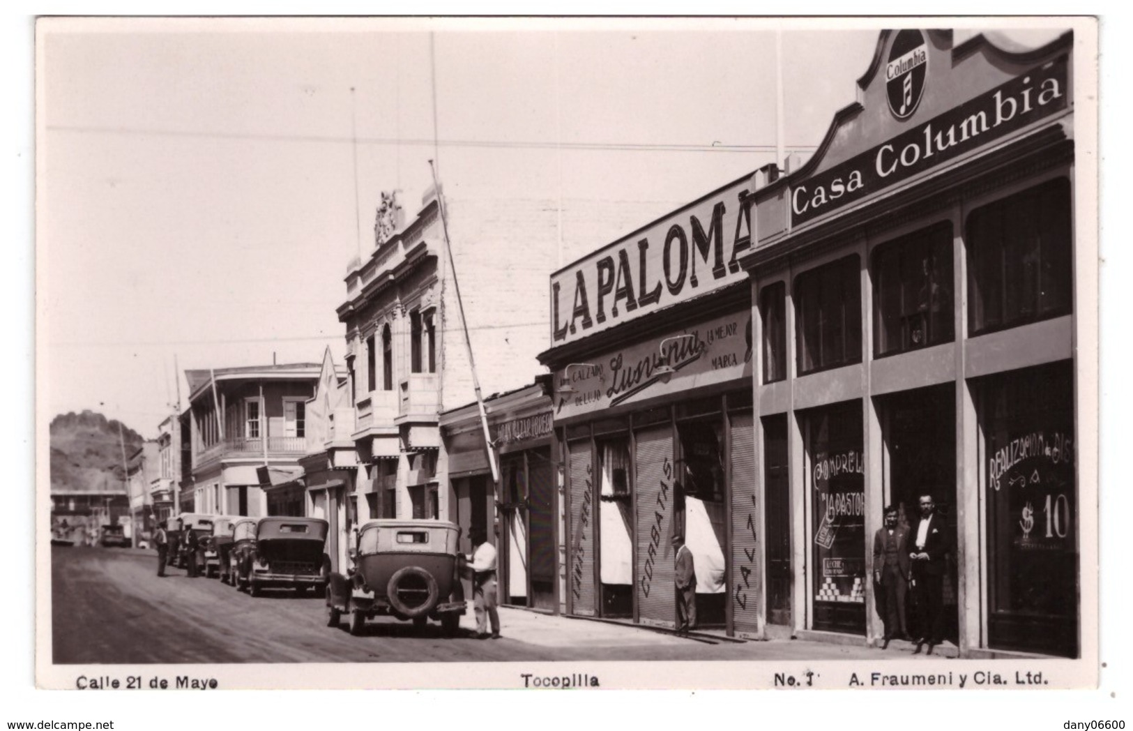 CHILI - TOCOPILLA - Calle 21 De Mayo (carte Photo Animée) - Chili