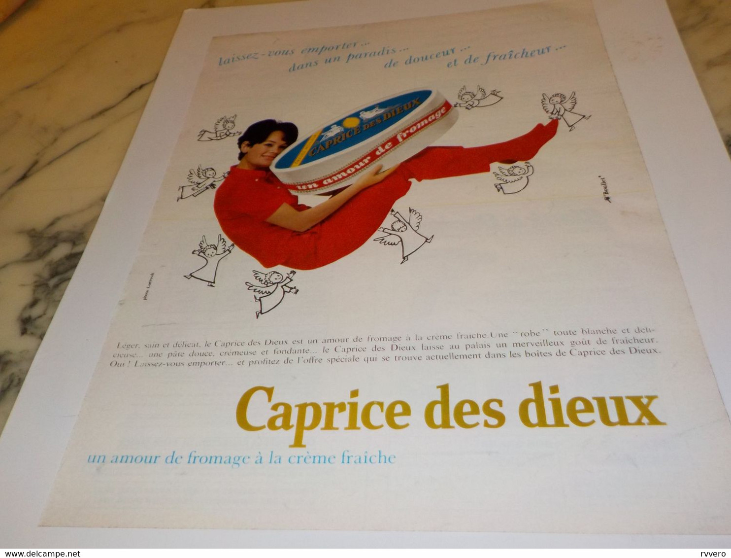 ANCIENNE  PUBLICITE CAPRICE DES DIEUX 1968 - Affiches