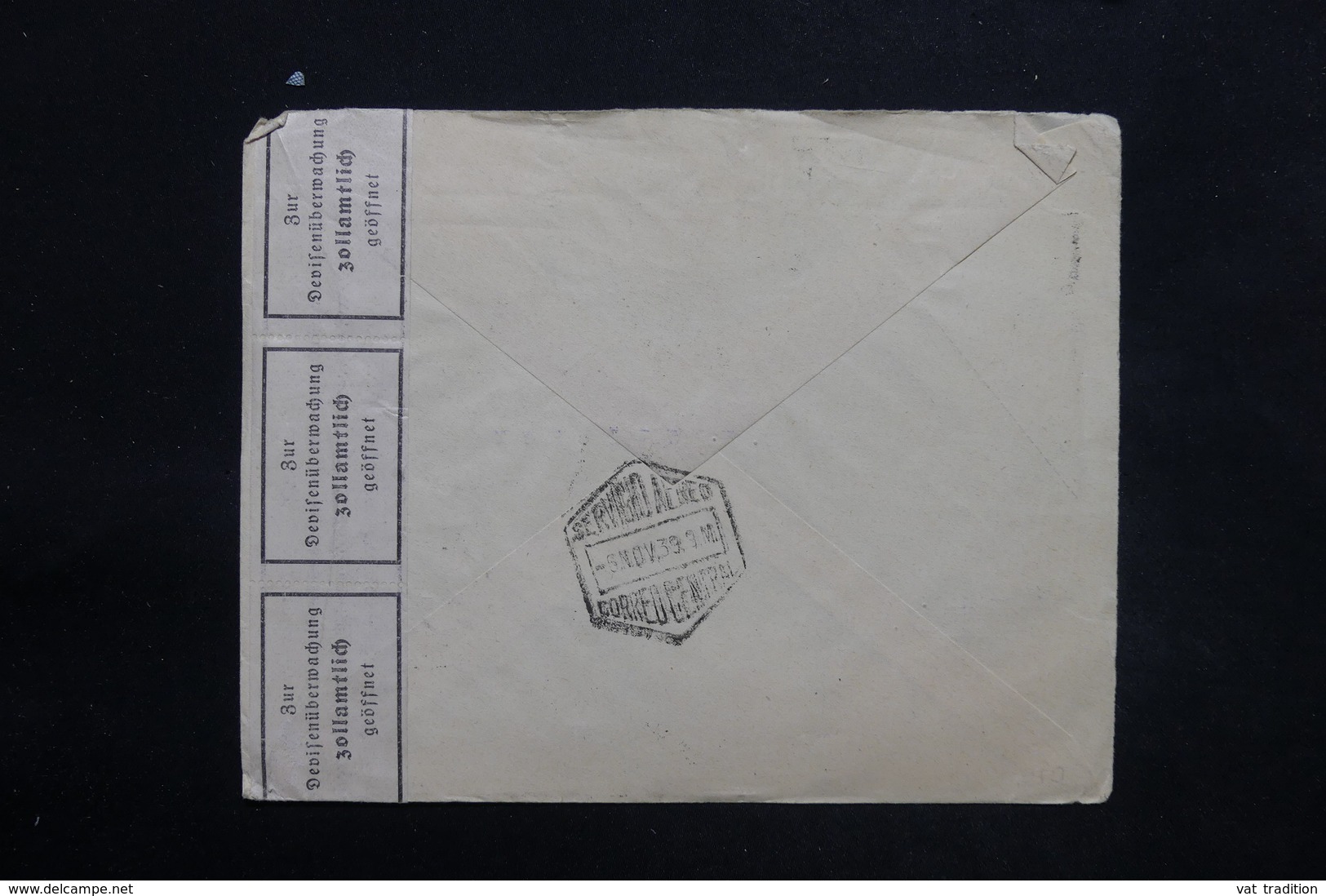 ESPAGNE - Enveloppe De San Sebastian Pour L' Allemagne En 1939 Avec Contrôle Postal Militaire - L 25303 - Marques De Censures Nationalistes