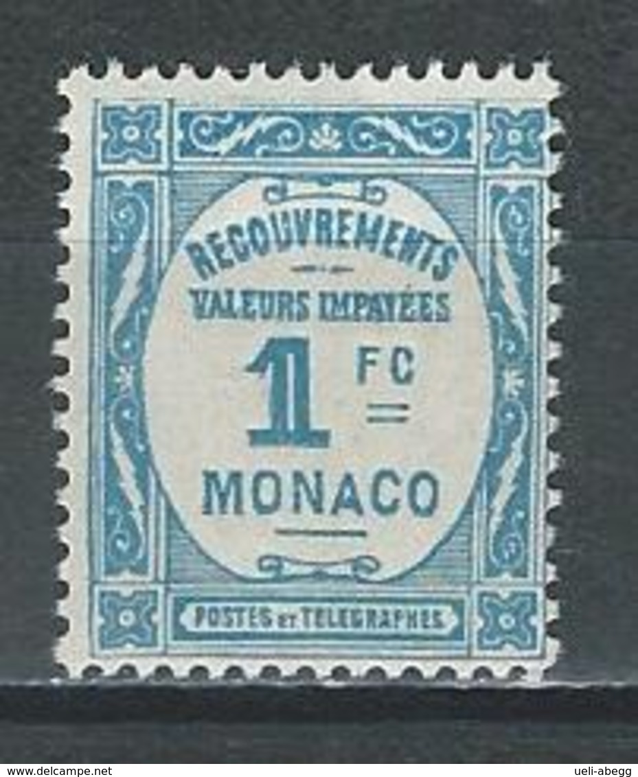 Monaco Mi P25 ** MNH - Taxe
