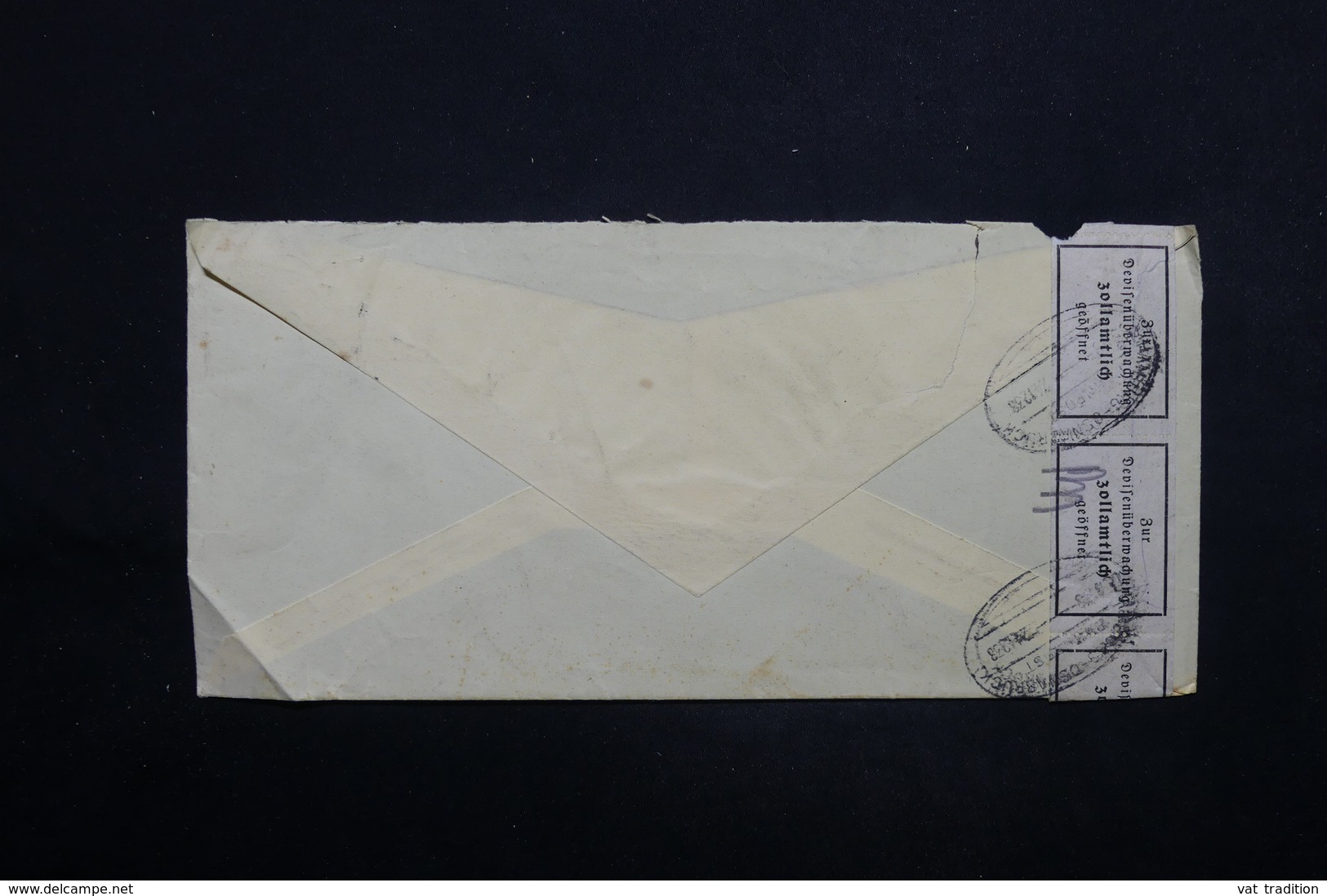 ALLEMAGNE - Enveloppe En Recommandé De Kiel Pour La Belgique En 1938 Avec Contrôle Postal - L 25313 - Lettres & Documents