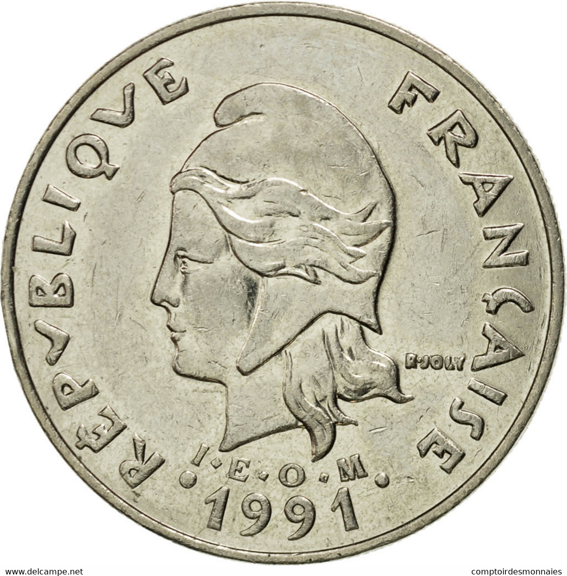 Monnaie, Nouvelle-Calédonie, 20 Francs, 1991, Paris, TTB+, Nickel, KM:12 - Nuova Caledonia