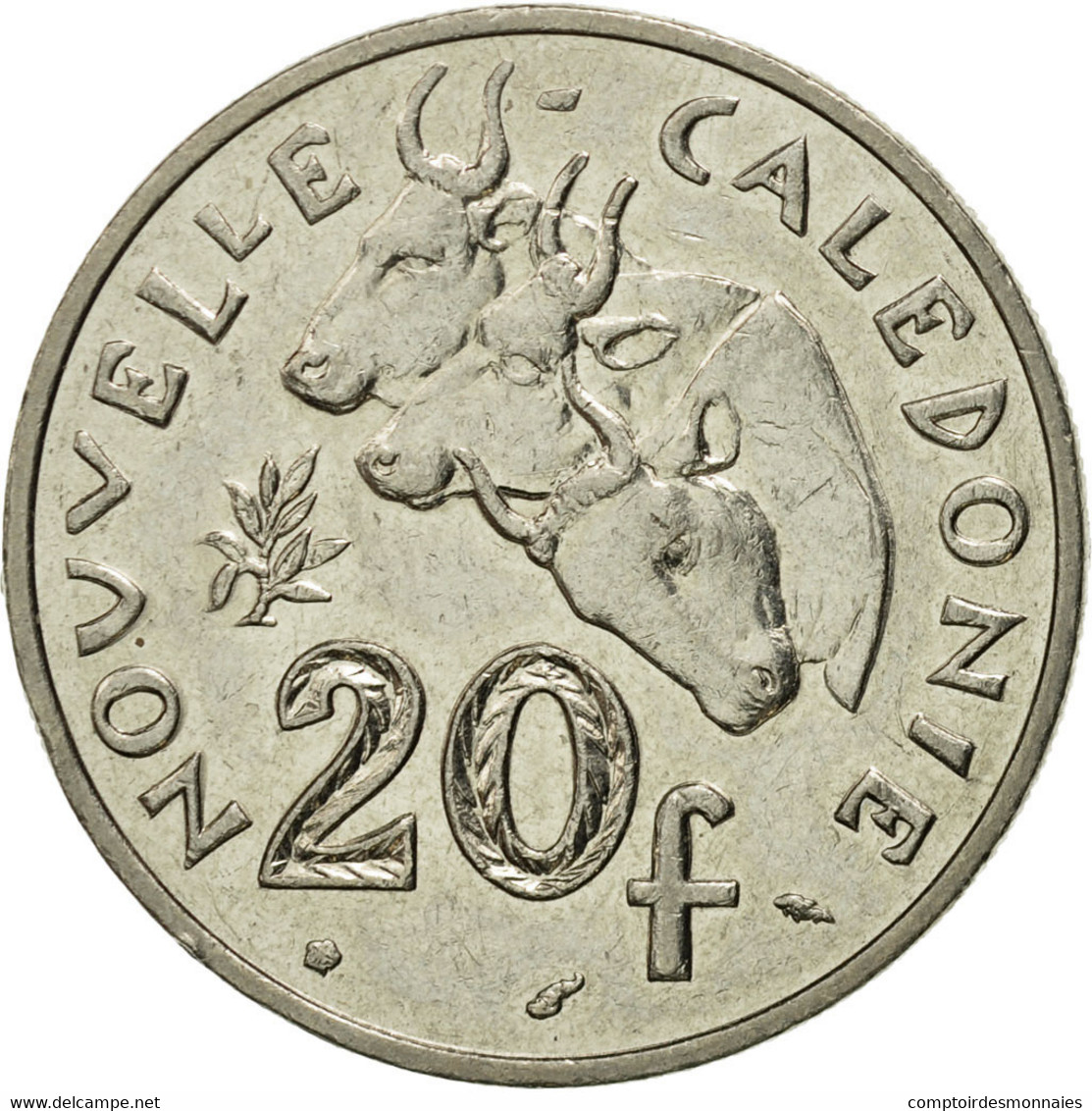 Monnaie, Nouvelle-Calédonie, 20 Francs, 1991, Paris, TTB+, Nickel, KM:12 - Nouvelle-Calédonie