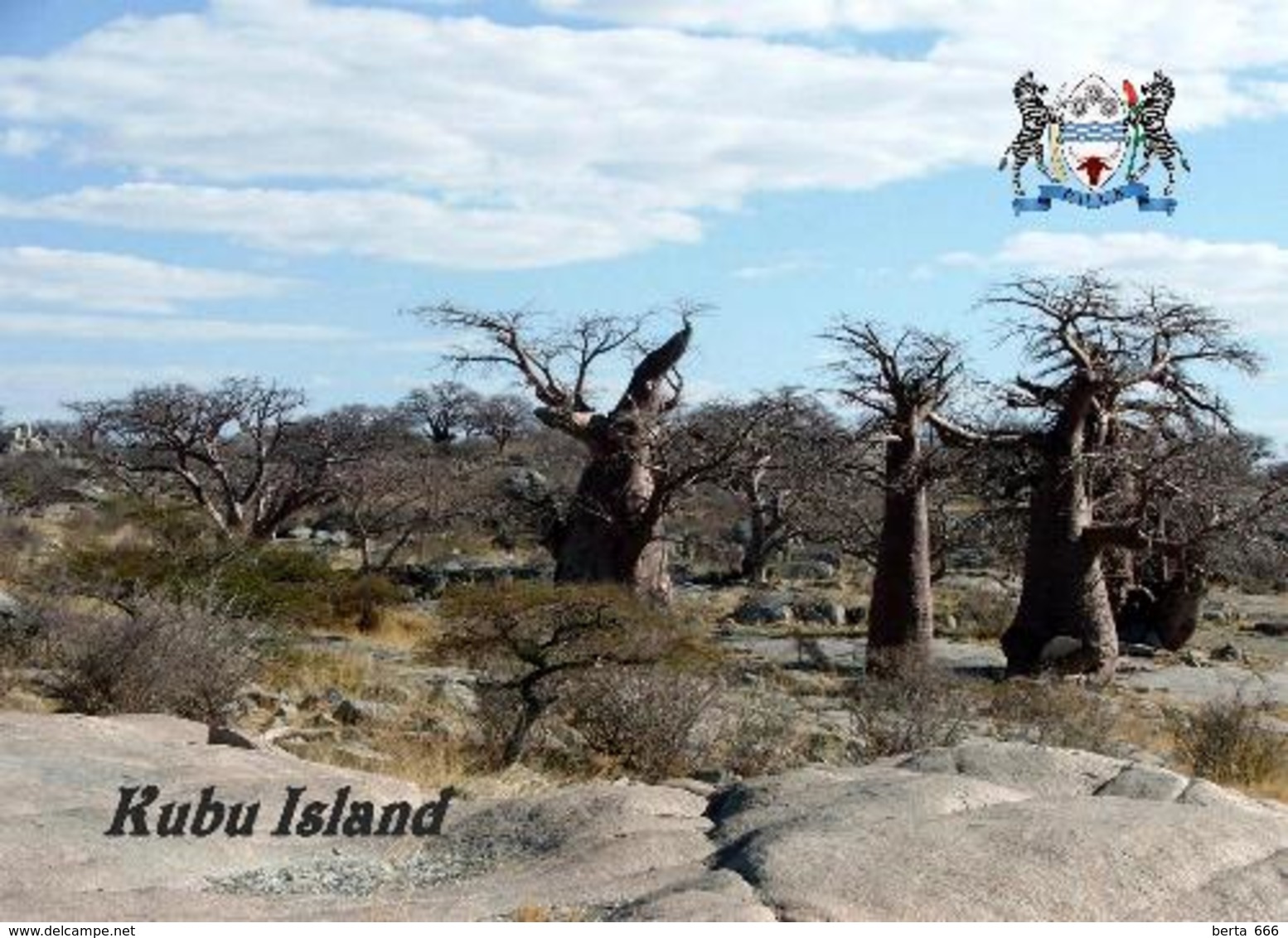 Botswana Kubu Island New Postcard - Botsuana