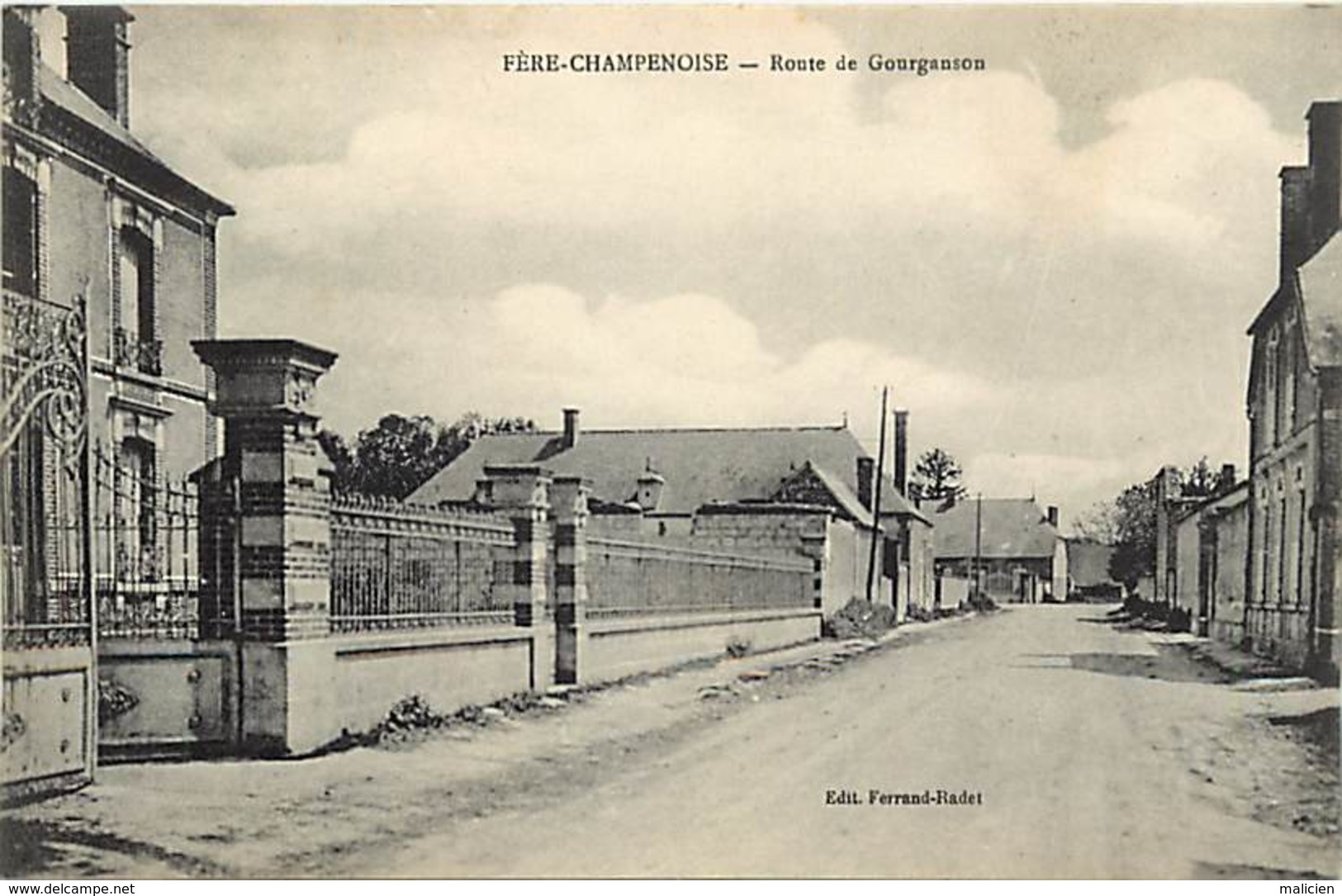 -dpts Div.-ref-AG924- Marne - Fère Champenoise - Route De Gourganson - - Fère-Champenoise