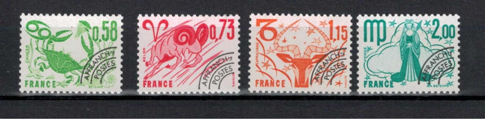 Série Preo No 150à 153 ** TTB - 50% Sous Faciale - 1964-1988