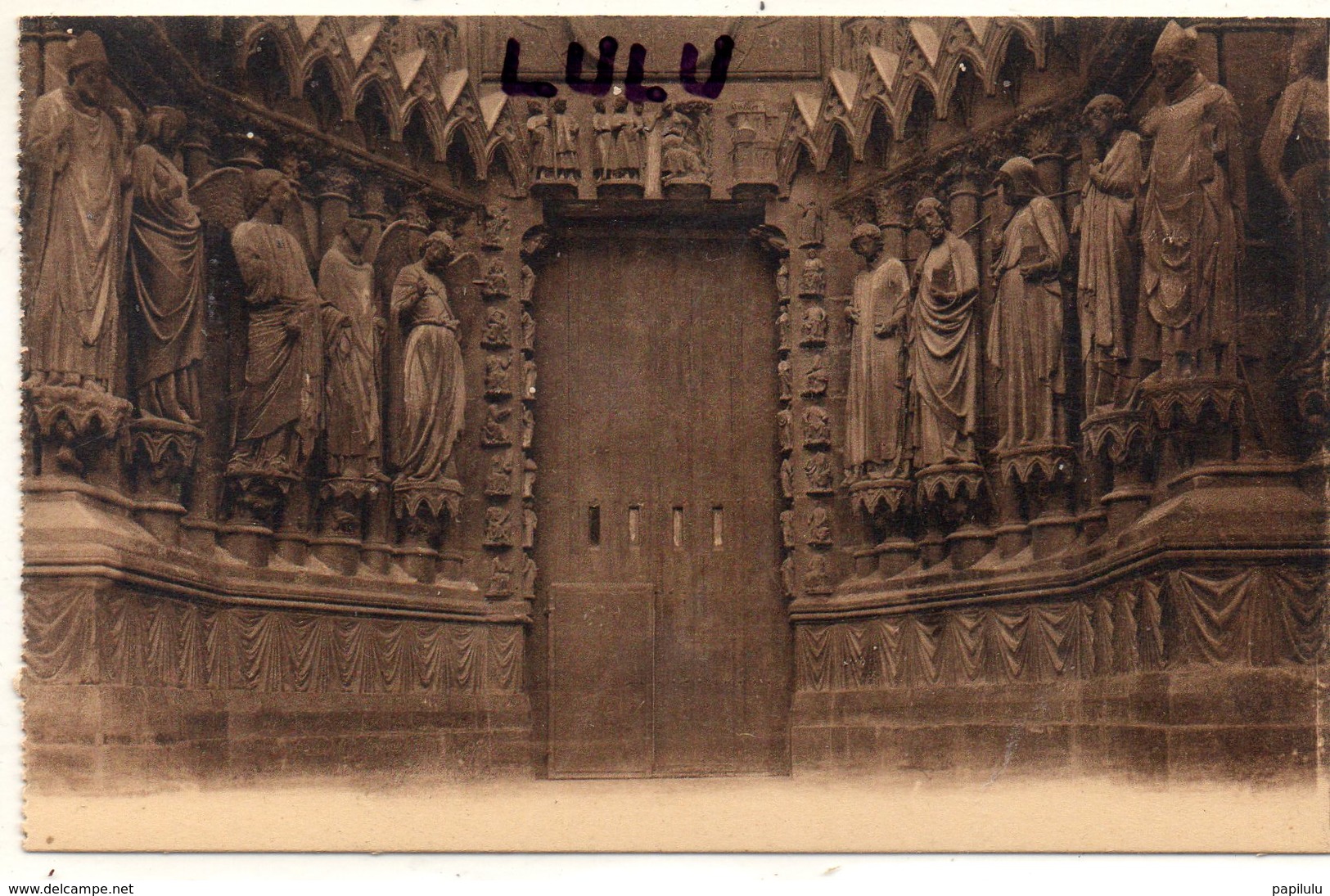 DEPT 51 : édit. G Graff Et Lambert N° 133 : Reims Sa Cathédrale Portail De Gauche - Reims