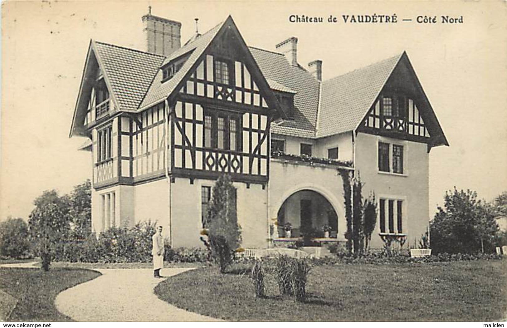 -dpts Div.-ref-AG921- Marne - Chateau De Vaudétré - Côté Nord - Chateaux - Carte Bon Etat - - Autres & Non Classés