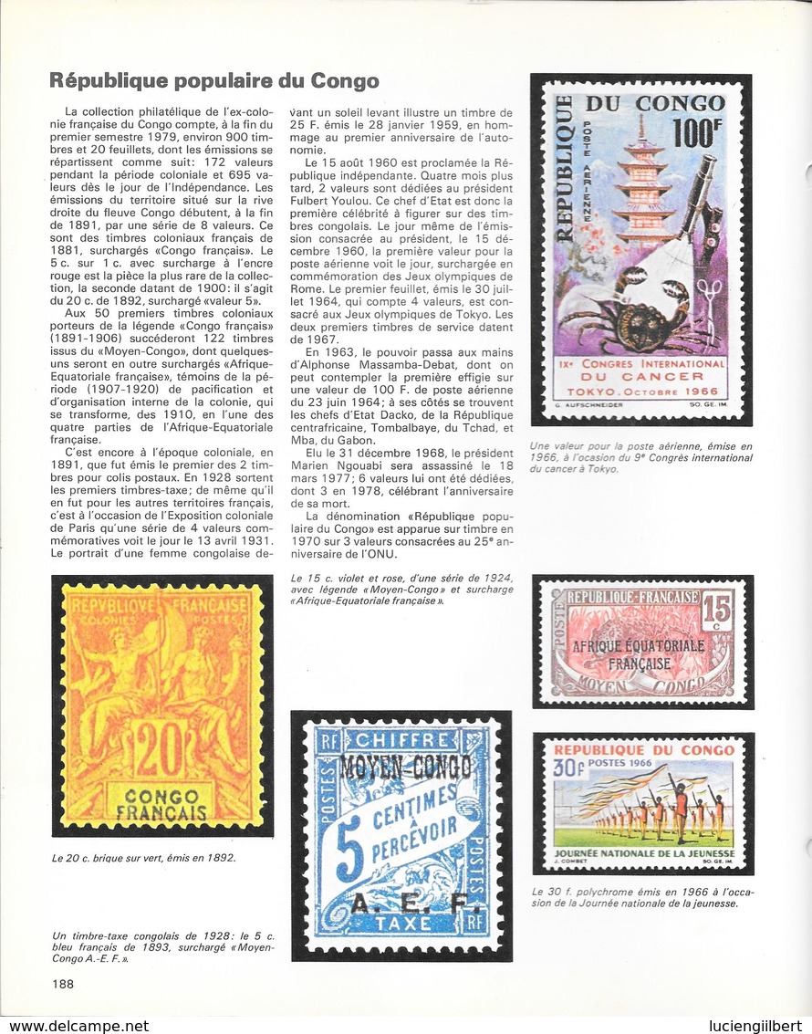 CONGO BRAZZAVILLE   -  HISTOIRE + TIMBRES   -  ANNEES 60 A 69 - Collections