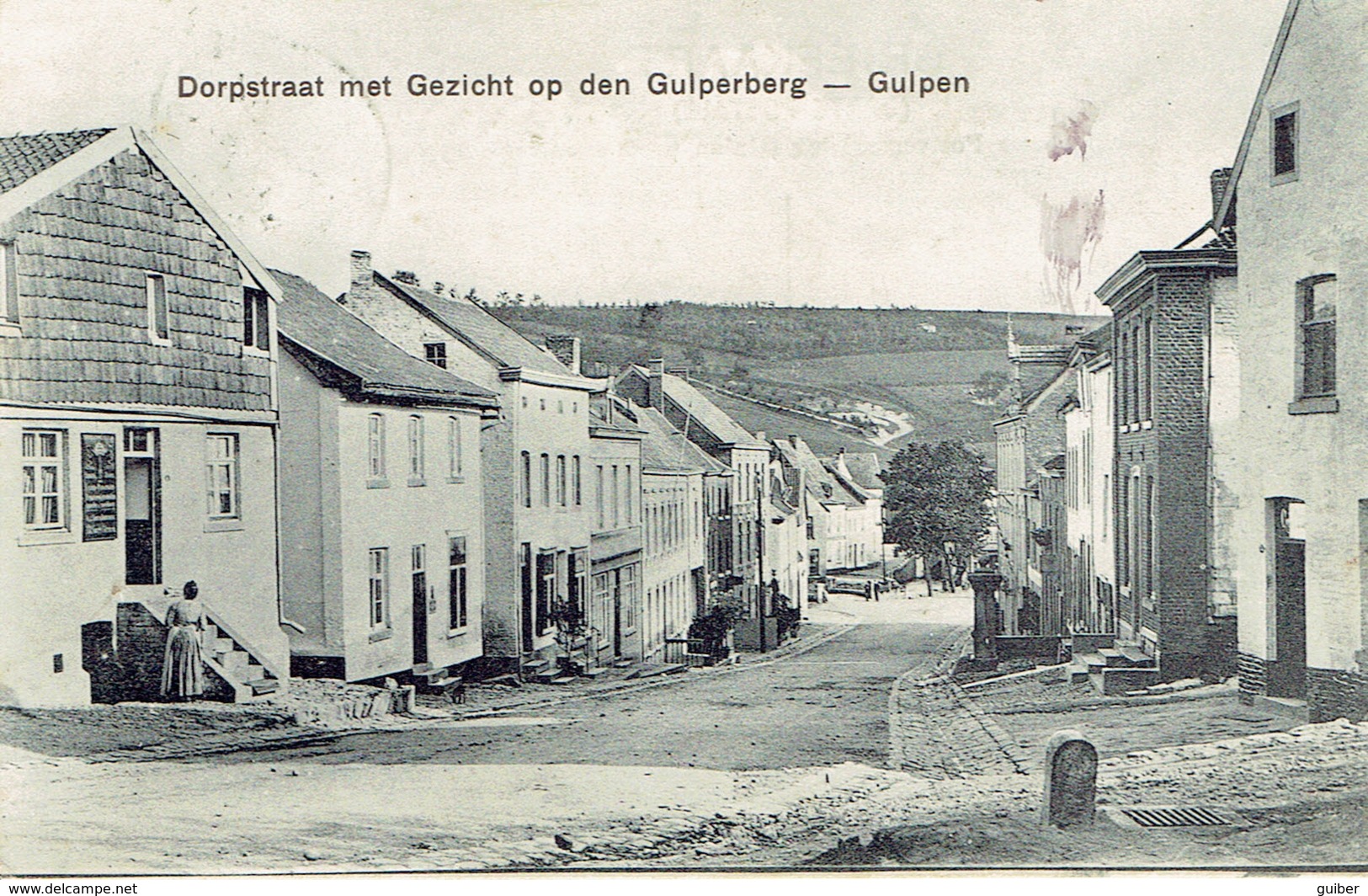 Dorpstraat Met Gezicht Op Den Gulperberg Gulpen Firma M. Alberts Gulpen - Otros & Sin Clasificación