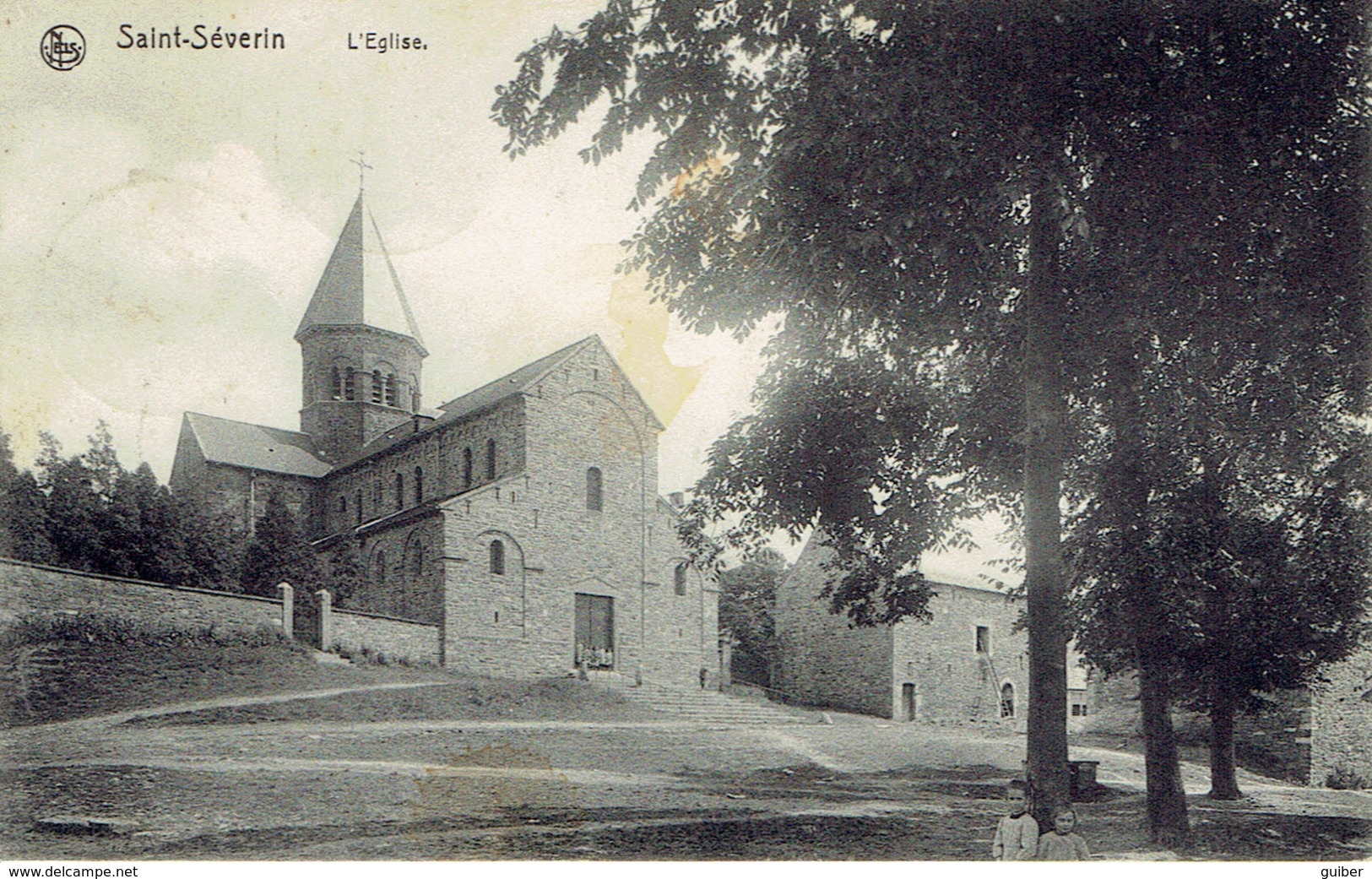 Saint Severin Impr. F. Poncelet 1911 (verso Relais) - Nandrin