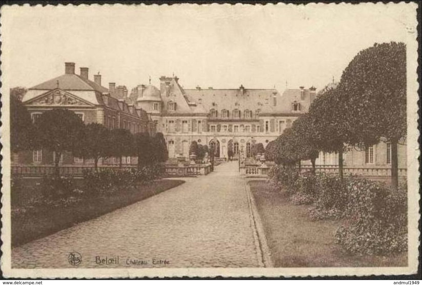 BELOEIL - Entrée Du Château - Edition : Hôtel Des Touristes, Beloeil - Beloeil