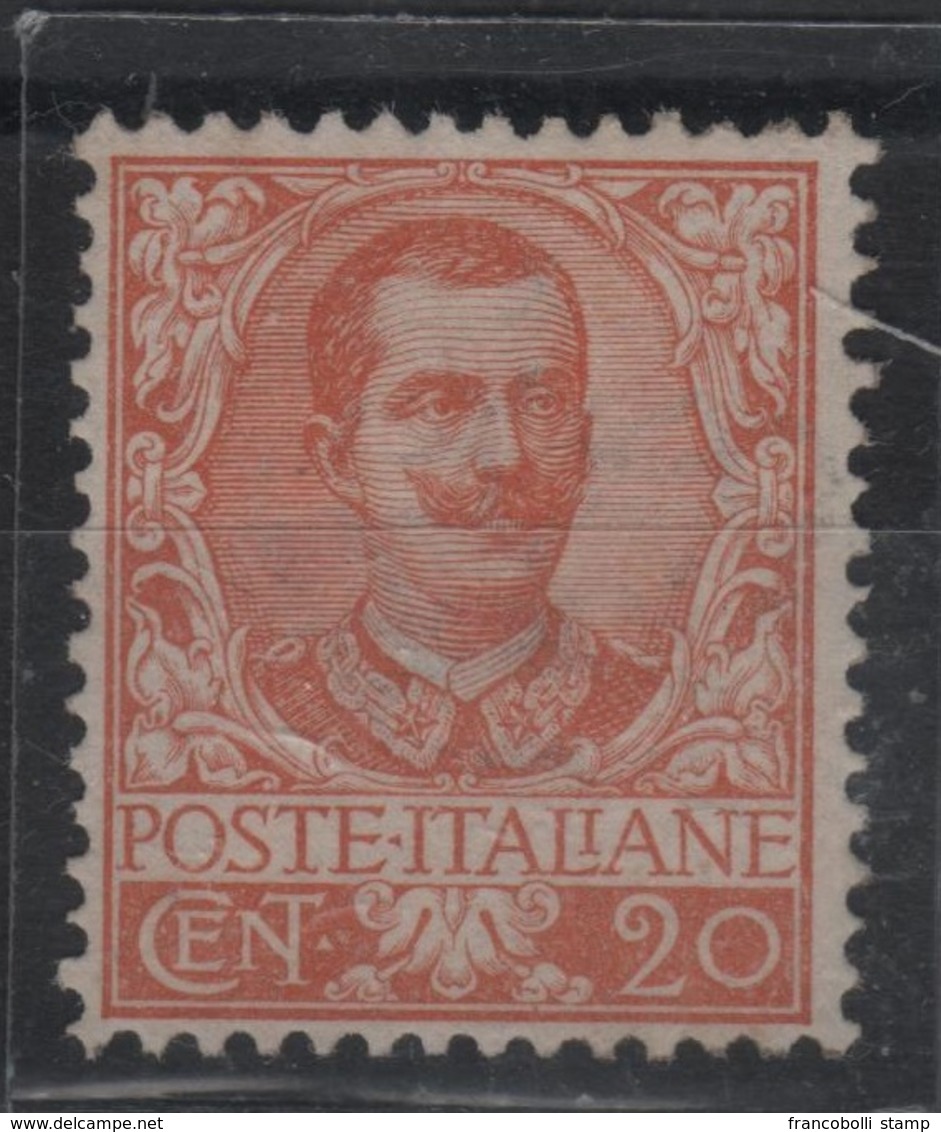 1901 Floreale 20 C. MNH Ottima Centratura - Mint/hinged