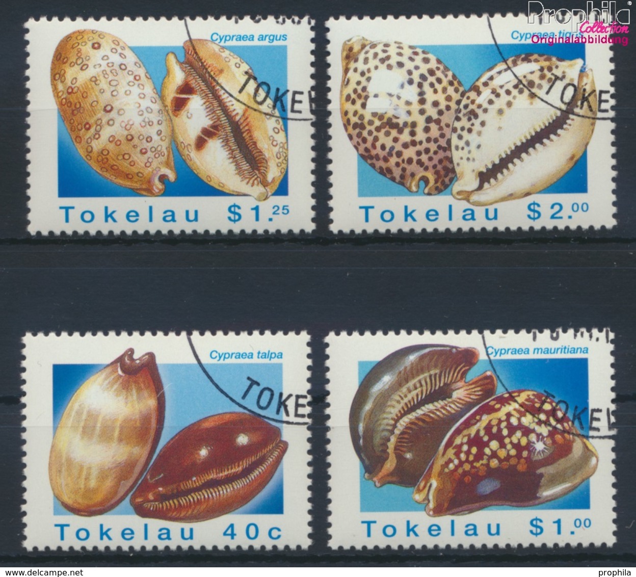Tokelau 238-241 (kompl.Ausg.) Gestempelt 1996 Porzellanschnecken (9294083 - Tokelau