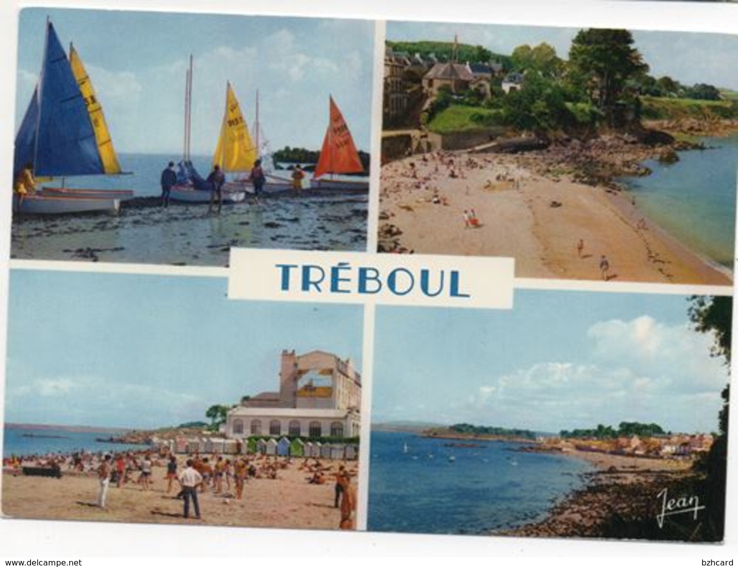 Tréboul - Ecole De Voile- Plage Saint Jean - Les Sables Blancs  (Edition Jean Audierne) - Audierne