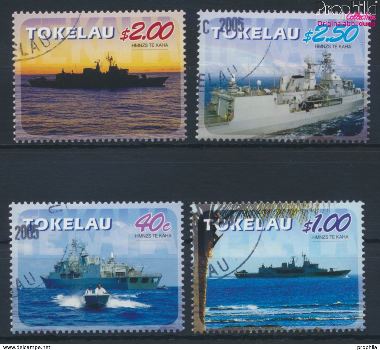 Tokelau 354-357 (kompl.Ausg.) Gestempelt 2005 Fregatte Te Kaha (9294027 - Tokelau