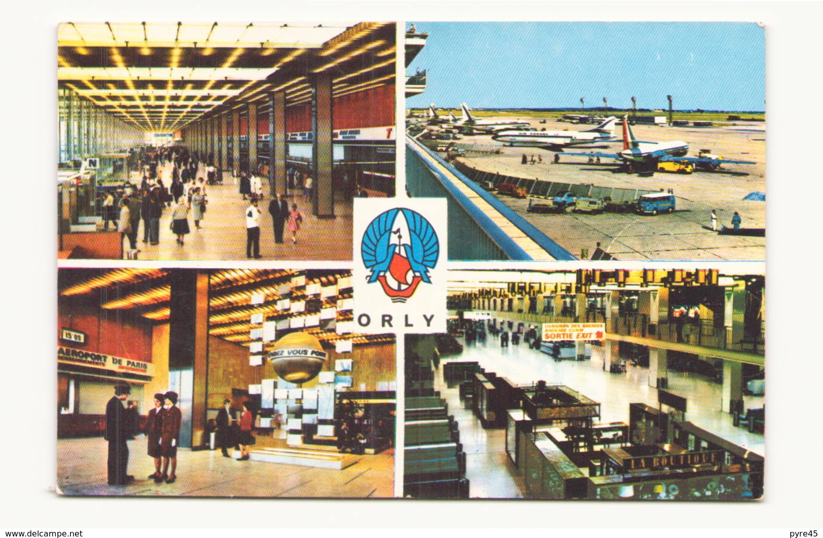 AEROPORT DE PARIS ORLY AU DOS TRACE DE COLLE - Aérodromes