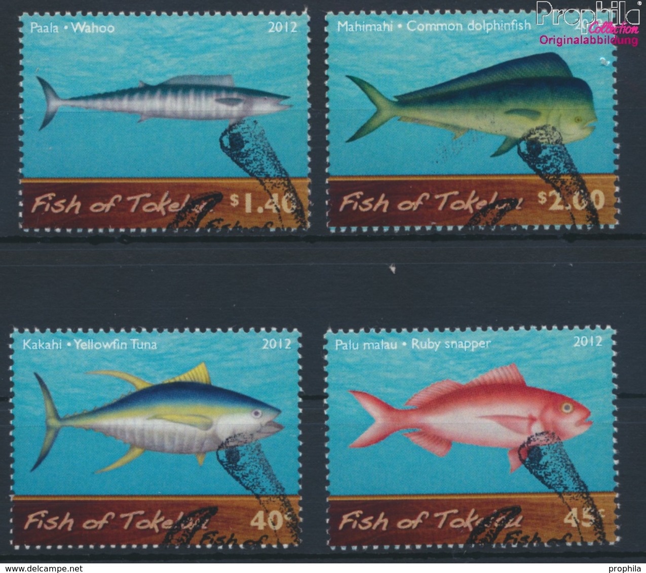 Tokelau 428-431 (kompl.Ausg.) Gestempelt 2012 Meeresfische (9294002 - Tokelau