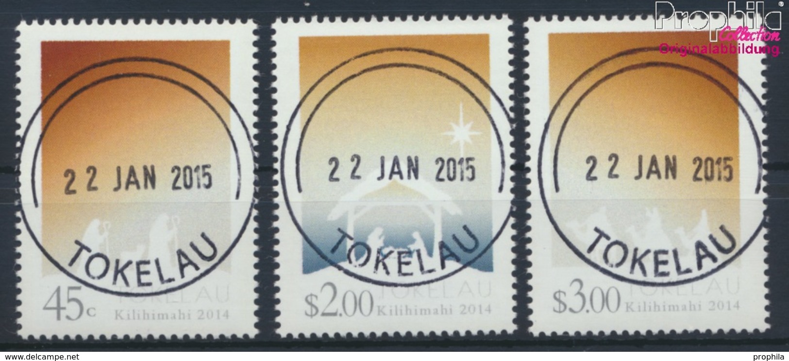 Tokelau 457-459 (kompl.Ausg.) Gestempelt 2014 Weihnachten (9293994 - Tokelau