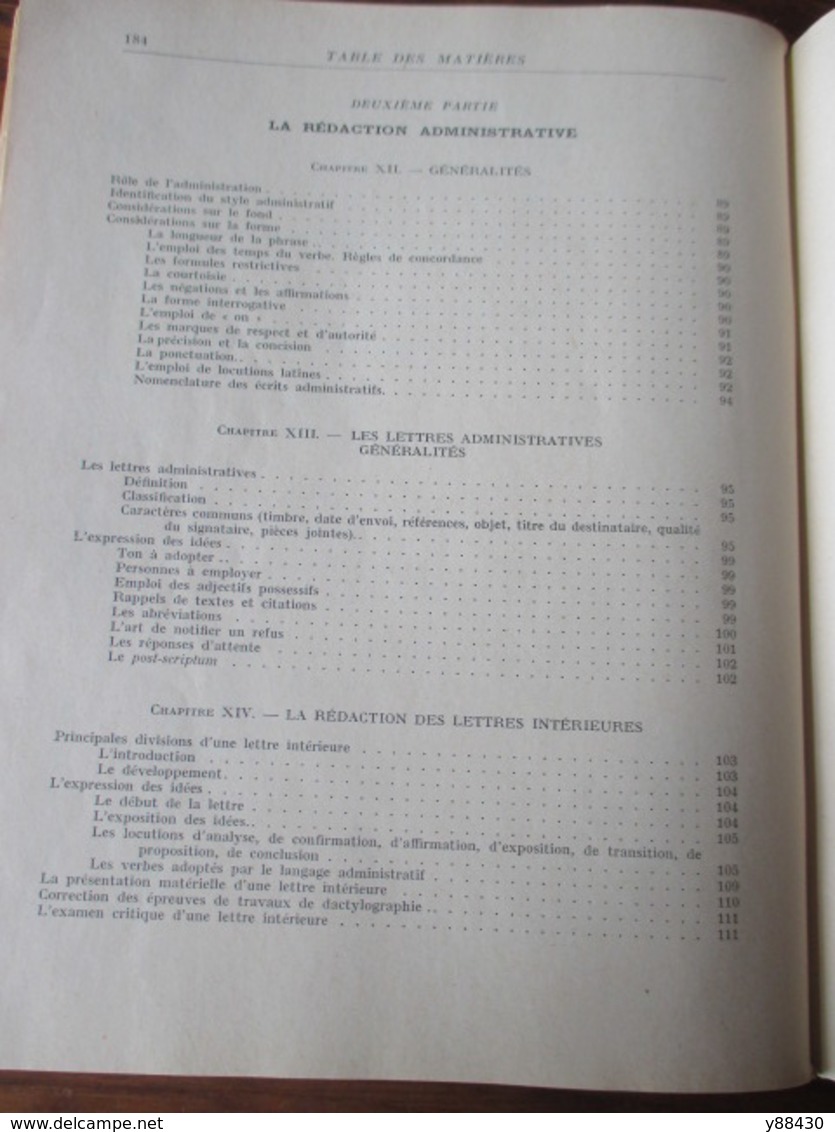 livre - SNCF - COURS PRATIQUE de 1958 - Formation Professionnelle, Direction du Personnel -  190 pages -28 photos