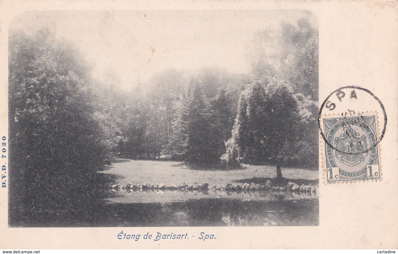 CPA - Spa - Etang De Barisart - D.V.D. 7020 - 1919 - Spa