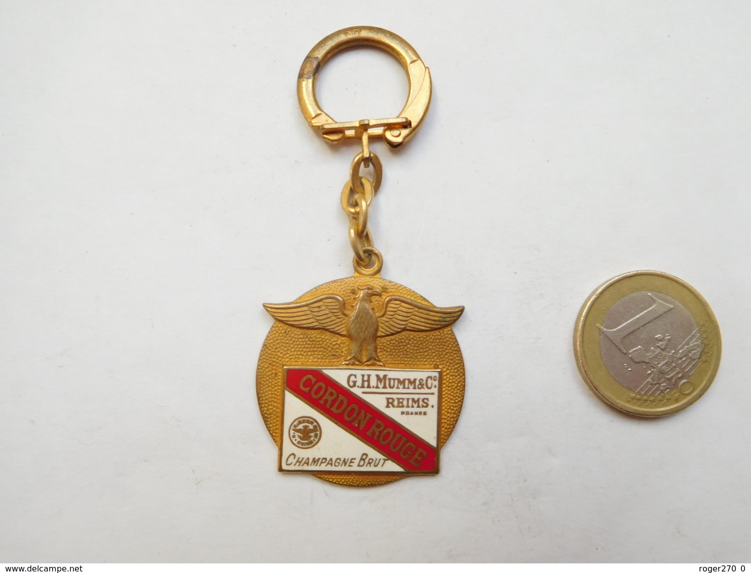 Beau Porte Clés , Champagne G.H. Mumm , Cordon Rouge , Reims - Porte-clefs