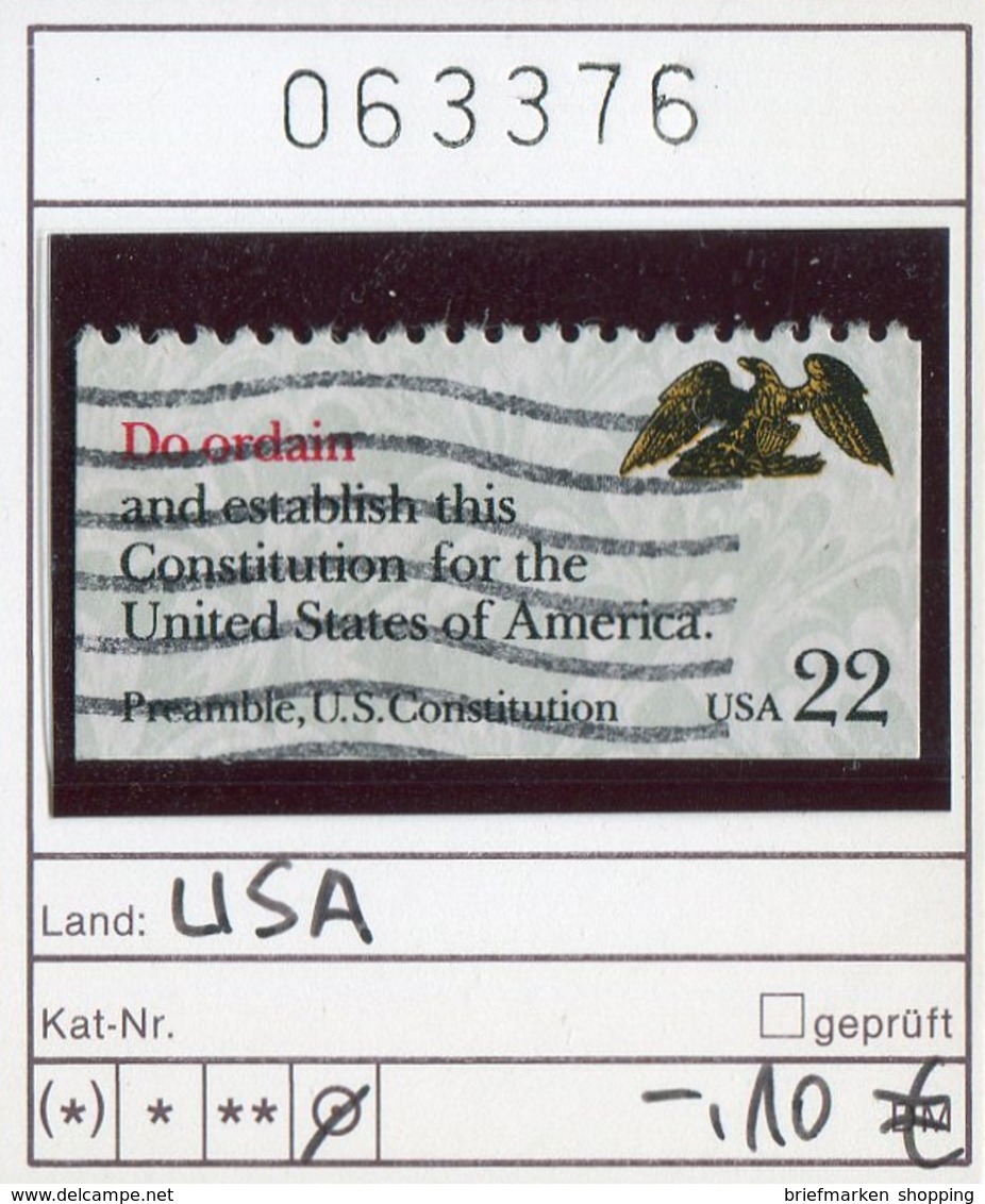 USA 2010 - Etats-Unis - Michel ?? - Oo Oblit. Used Gebruikt - Used Stamps