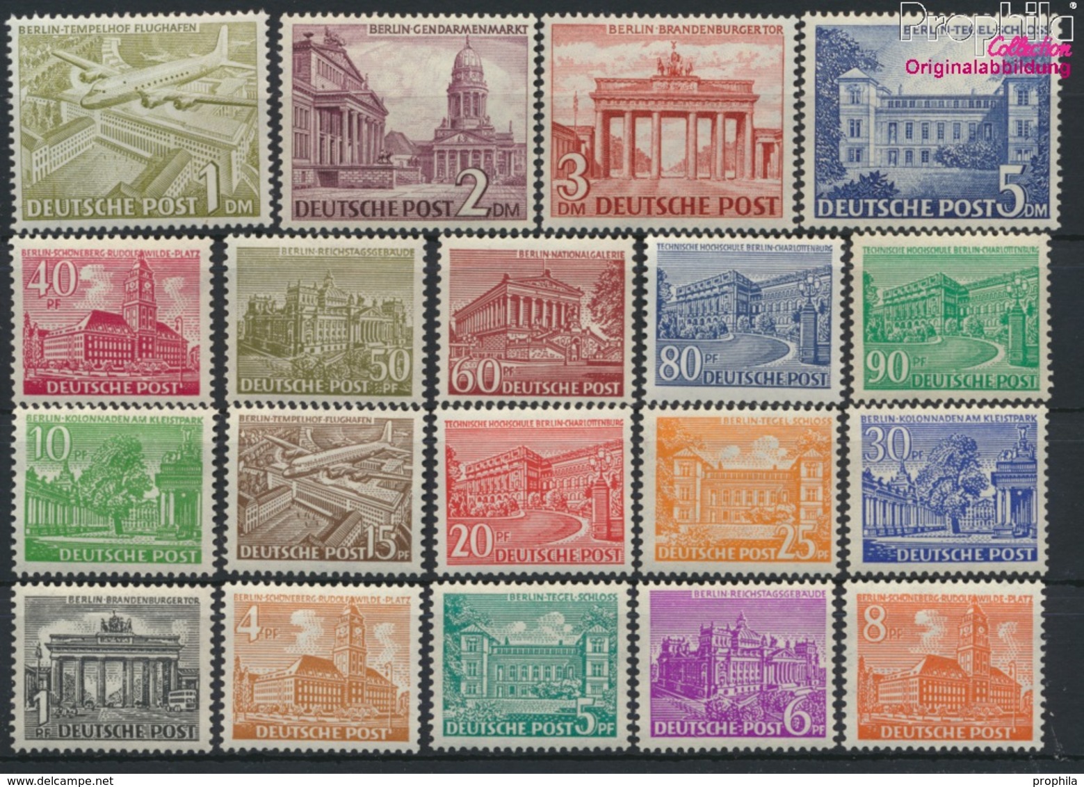 Berlin (West) 42-60 (kompl.Ausg.) Postfrisch 1949 Berliner Bauten (9293542 - Nuevos