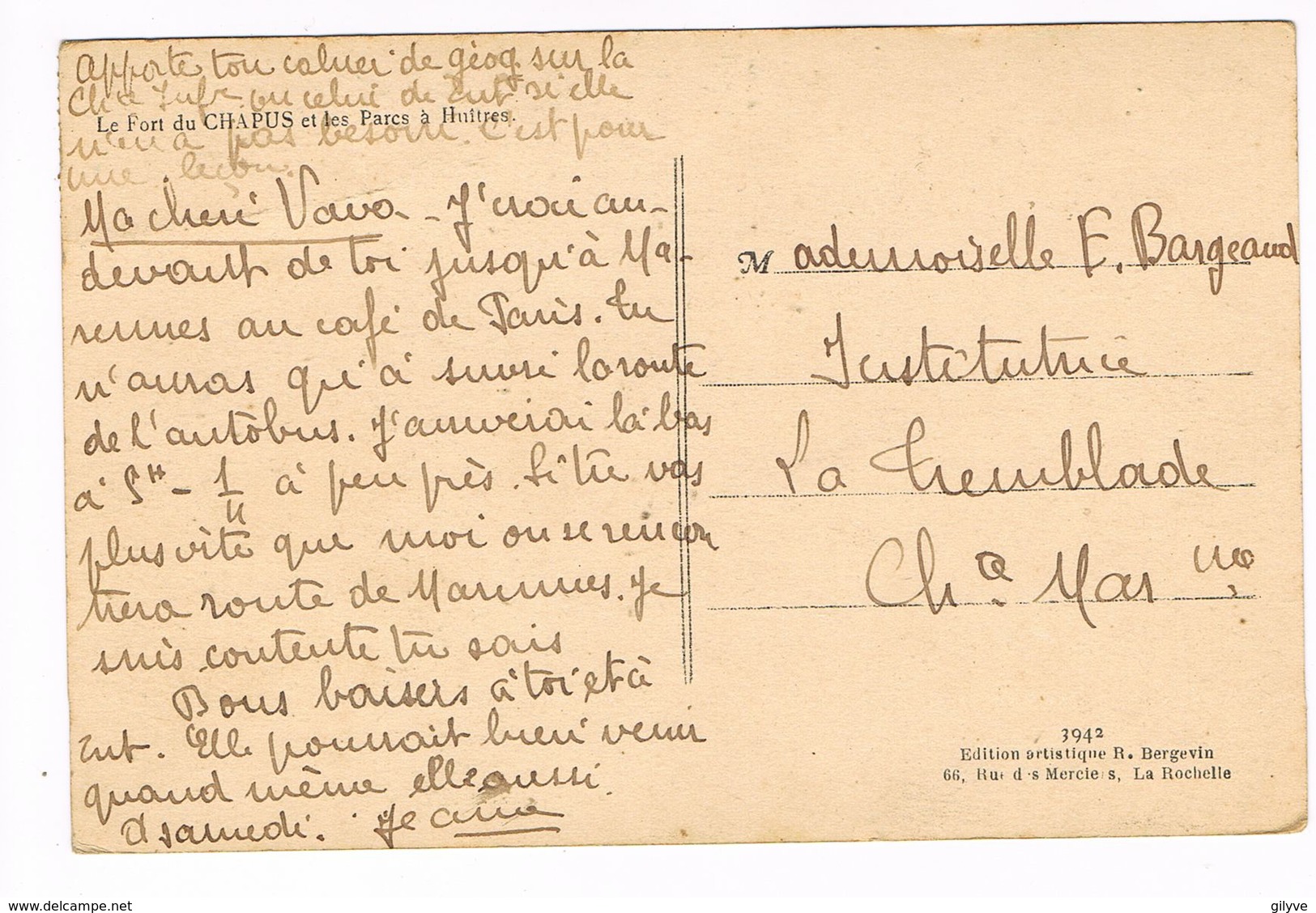 CPA.(17)  Le Fort Chapus Et Les Parcs à Huitres.  (F.443) - Autres & Non Classés