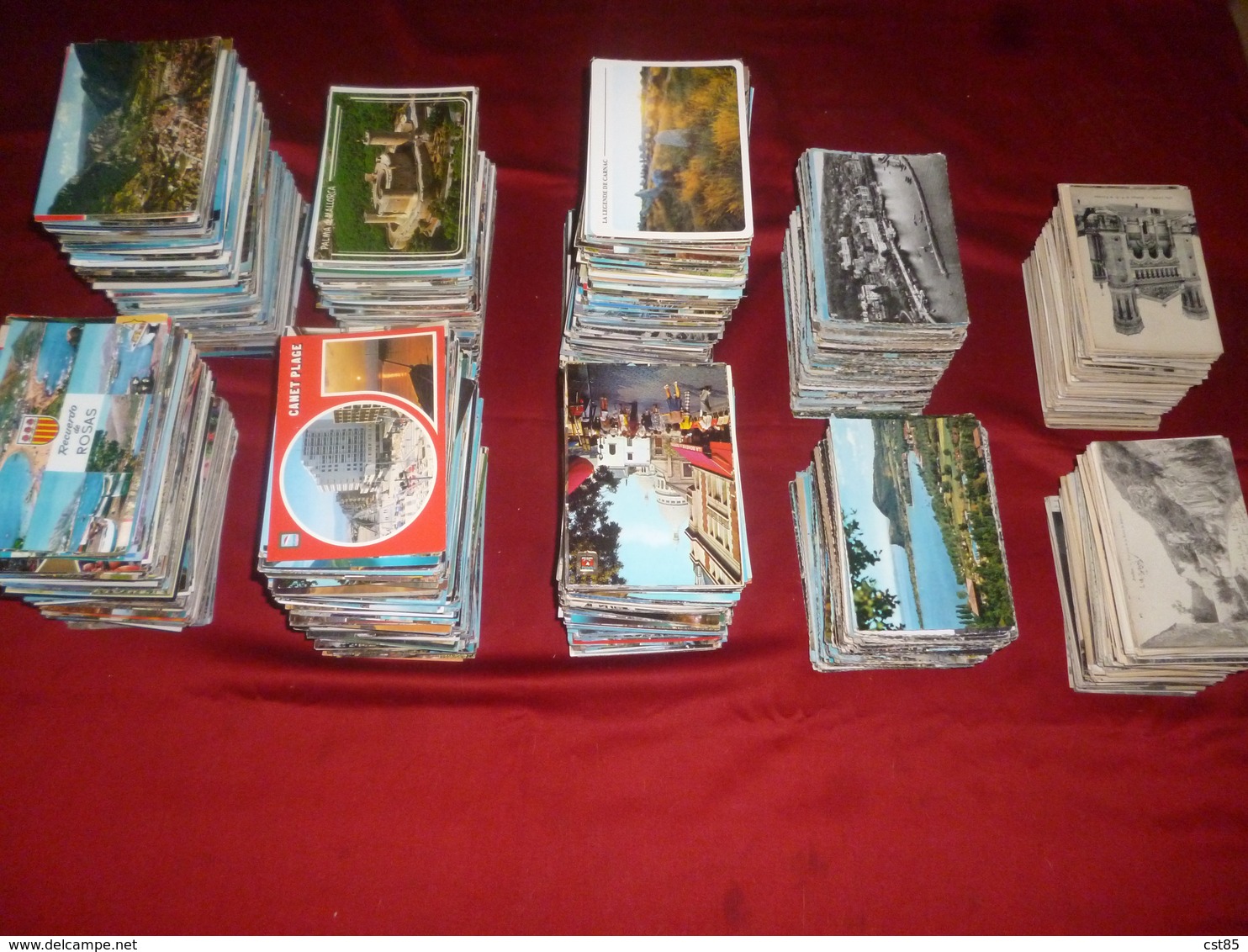 Lot D'environs 4600 Cartes Postales Drouilles France Et Etrangères : 800 CPA  700 CPSM GF 3100 CPM Tour Lisse  Drouille - 500 Postcards Min.