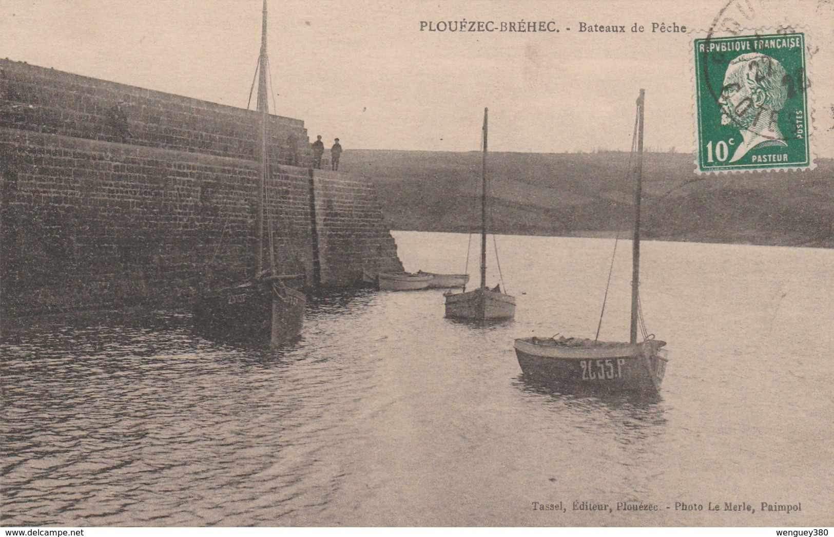 22 PLOUEZEC-BREHEC    Bateaux De Pêche    PLAN 1923   PAS COURANT - Autres & Non Classés