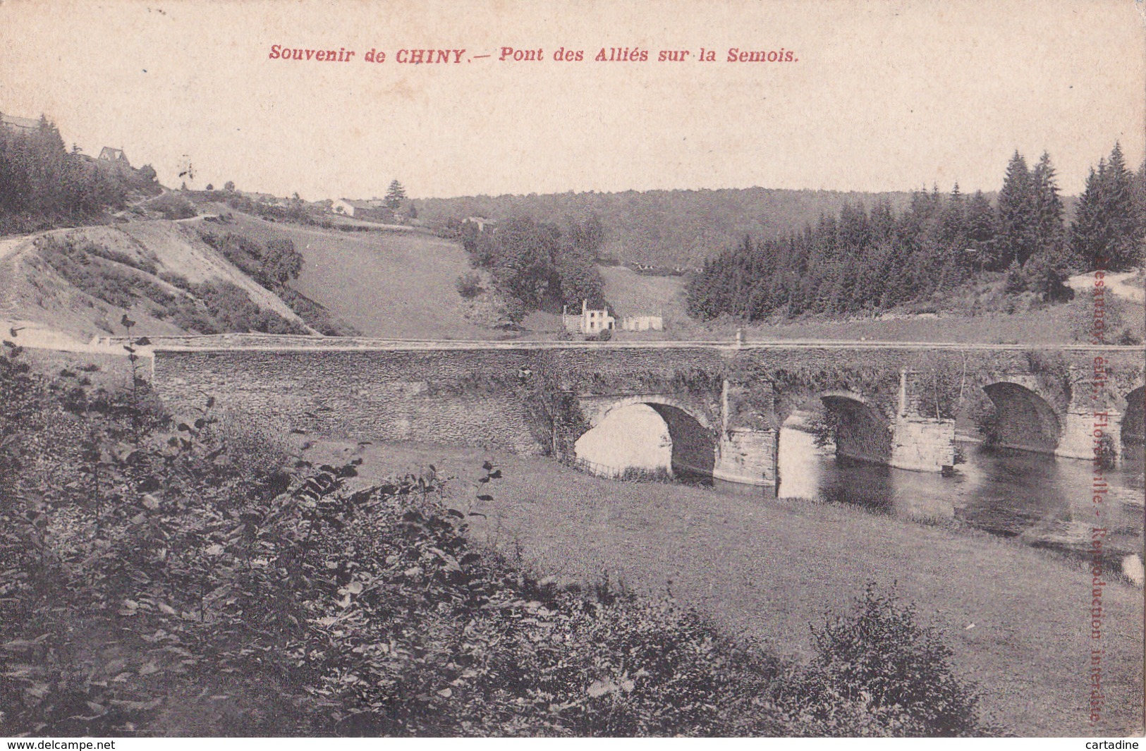 CPA - Souvenir De Chiny - Pont Des Alliés Sur La Semois - Chiny